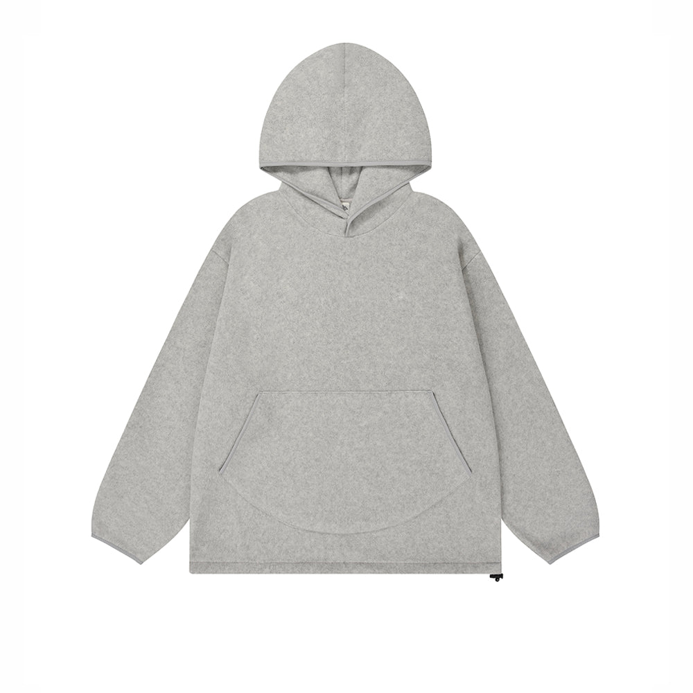 SUNRICE FLEECE BUTTON HOODIE