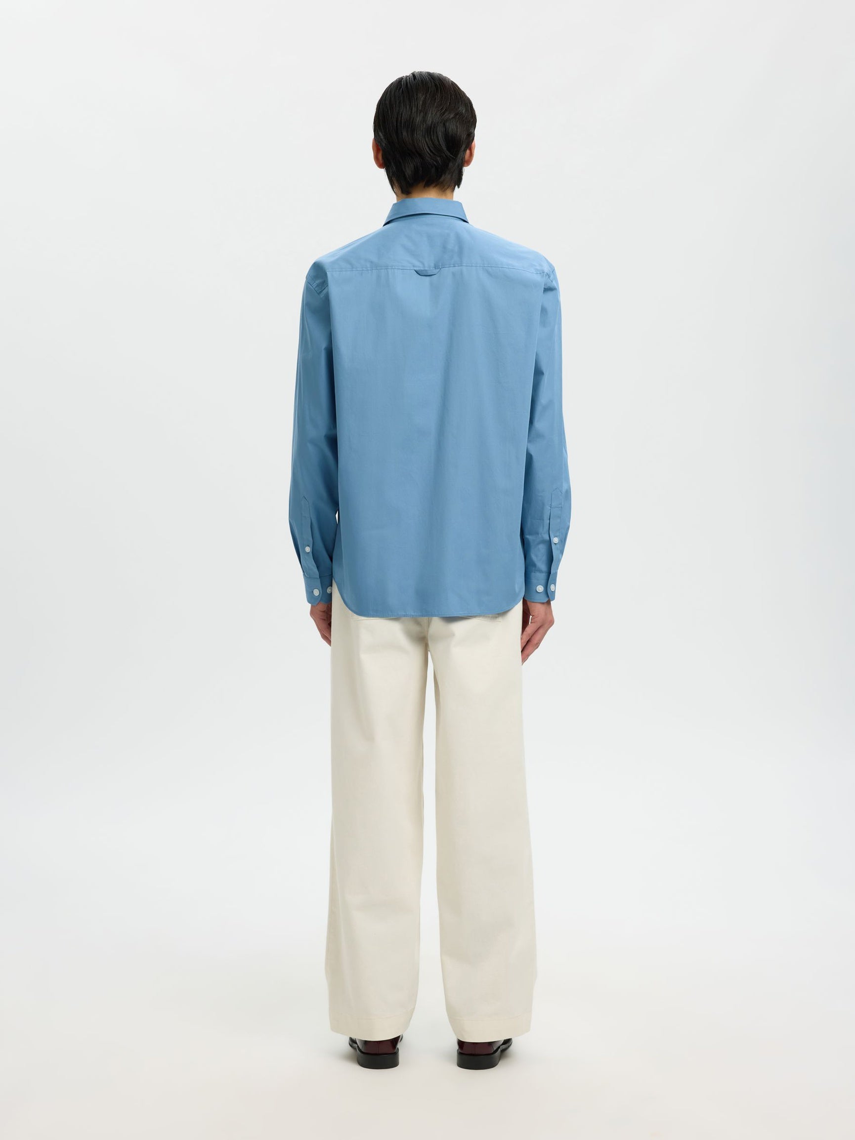 AMOUR SHIRT LONGSLEEVE BLUE | SELECTED HOMME