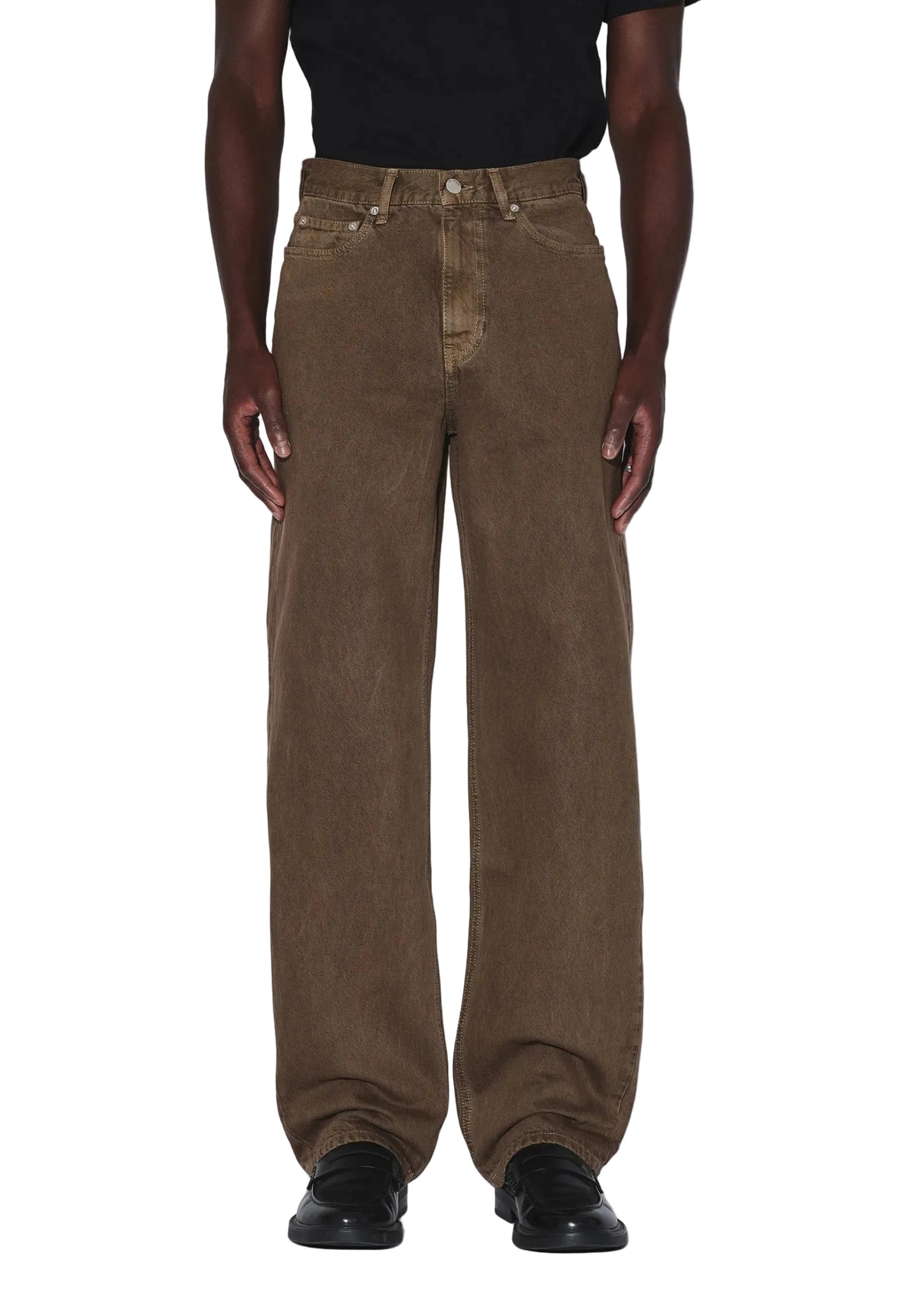 JEANS OMAR RELAXED WASHED OLIVE