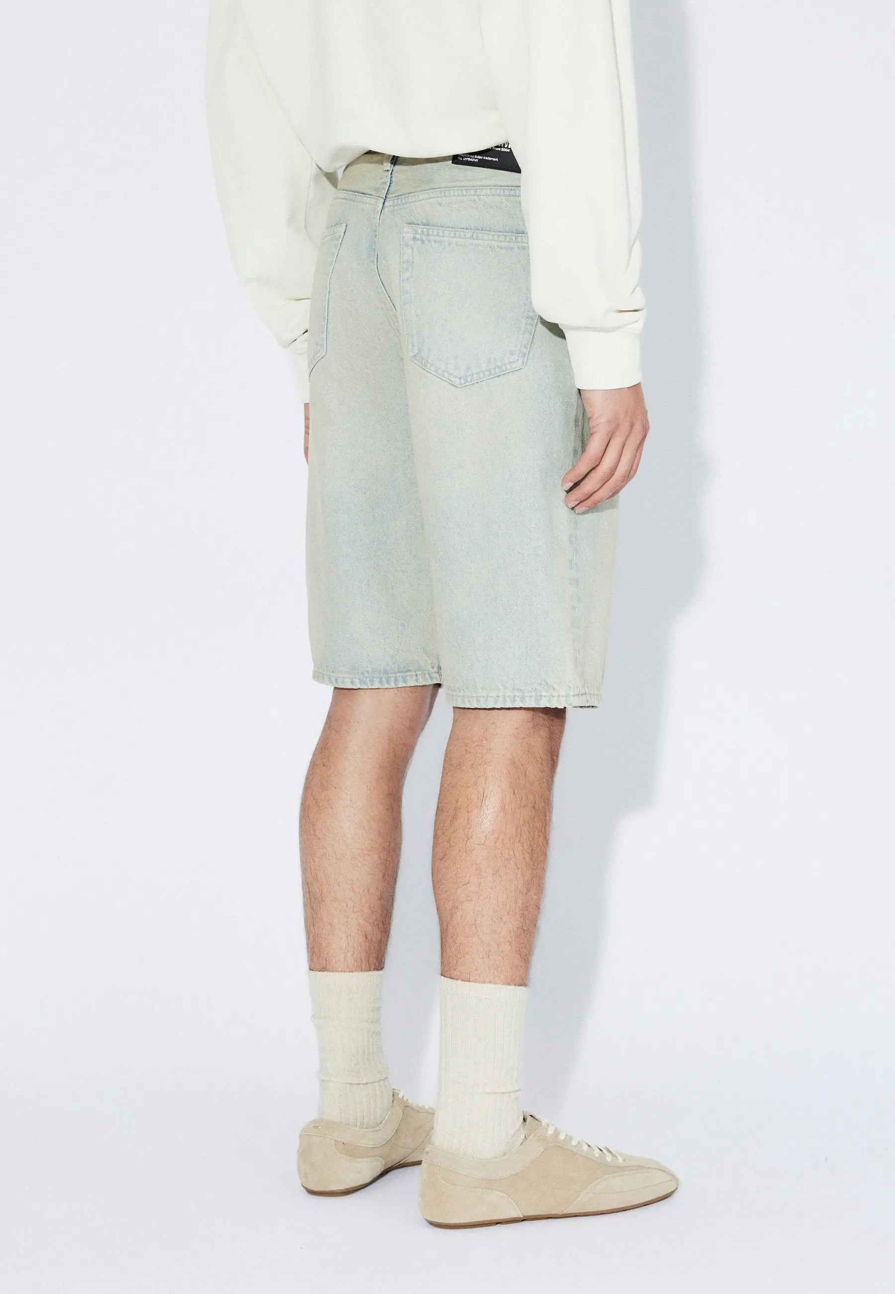 OMAR DENIM SHORTS LIGHT SAND | DR DENIM