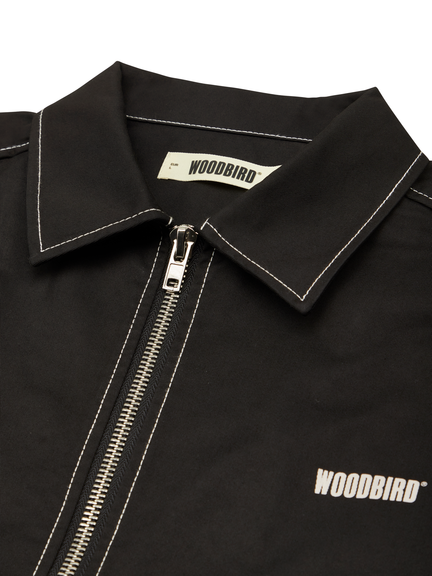 WOODBIRD ZIP SHIRT