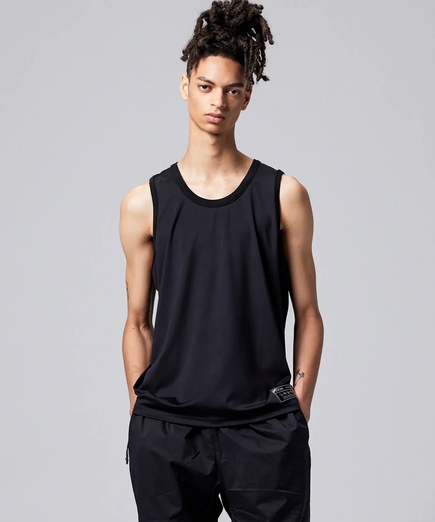 UV DRY TANK TOP BLACK | TAION