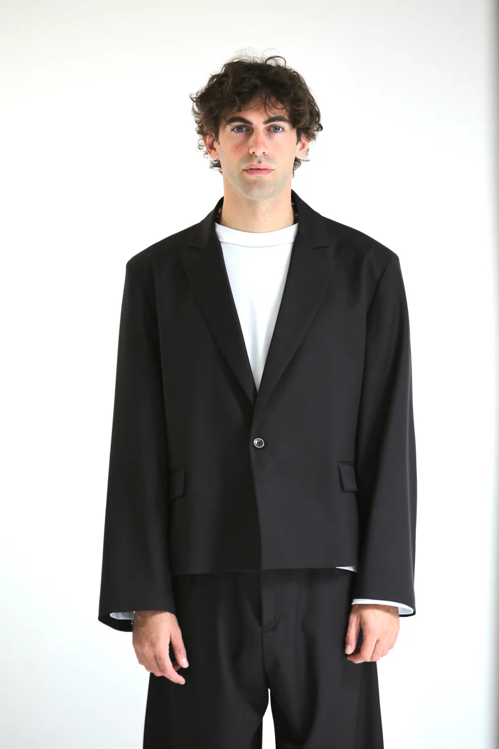 SUIT JACKET CROP