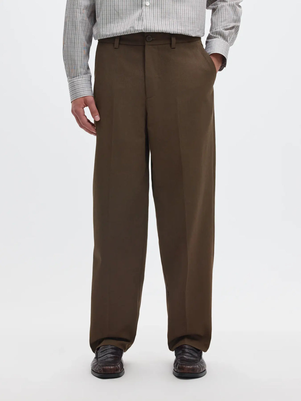 LOOSE LUKE WOOL BLEND PANT SLM220