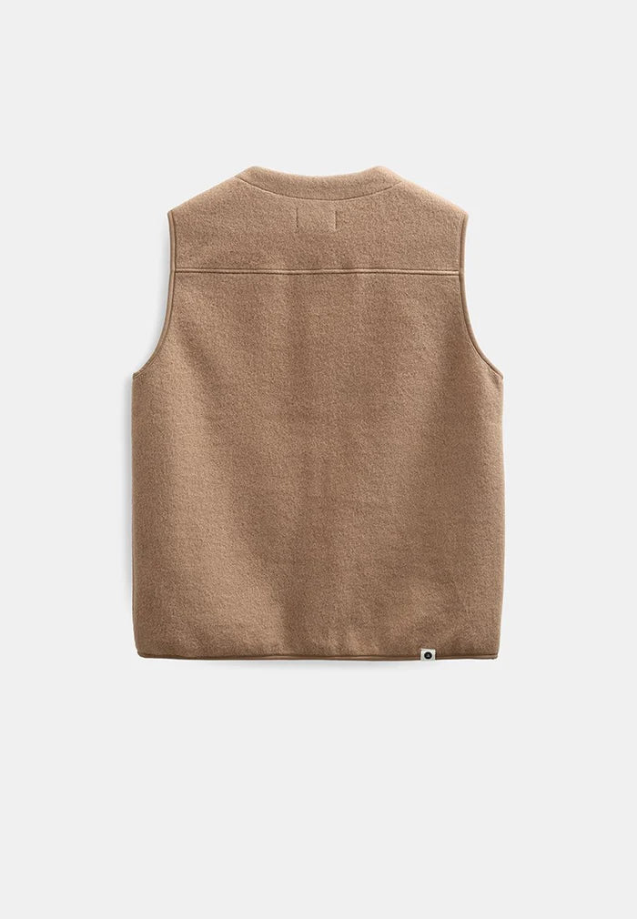 BOILED WOOL VEST