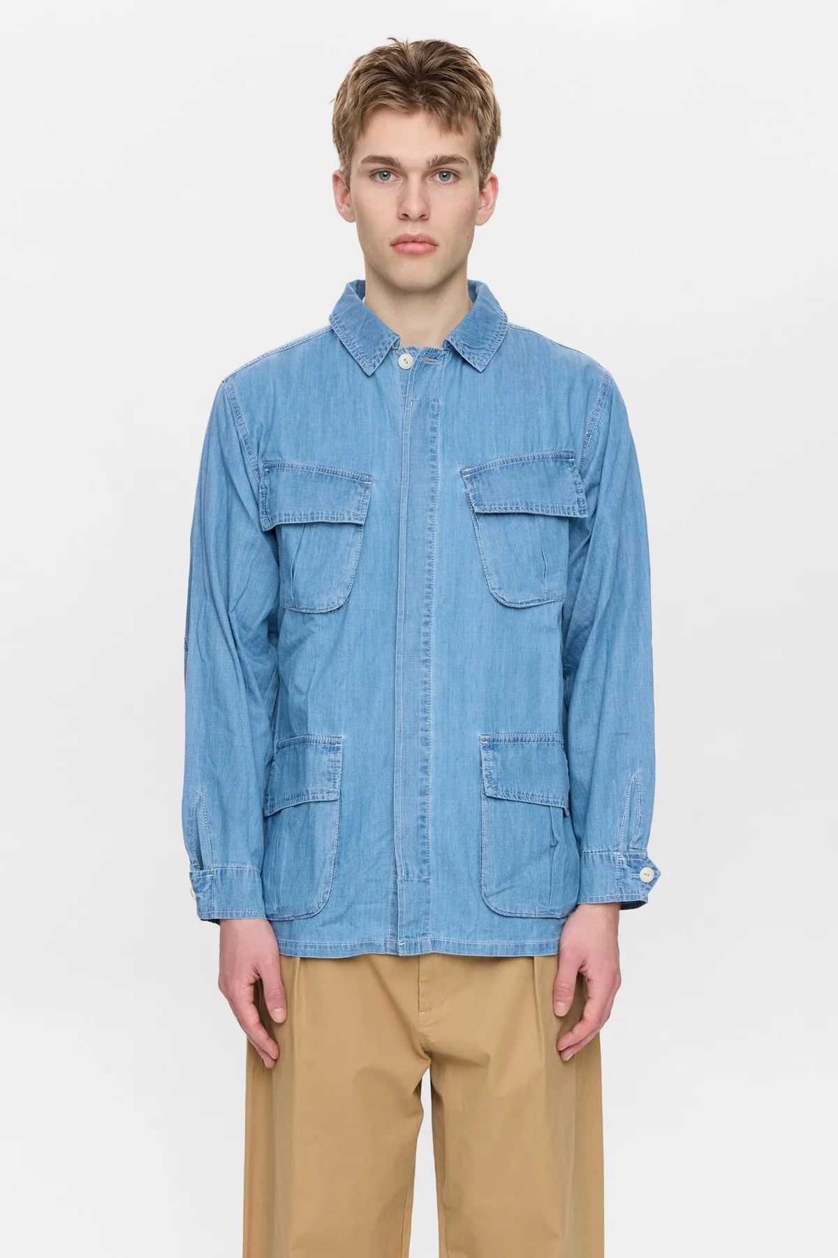 CHAMBRAY POCKET JACKET | ANERKJENDT