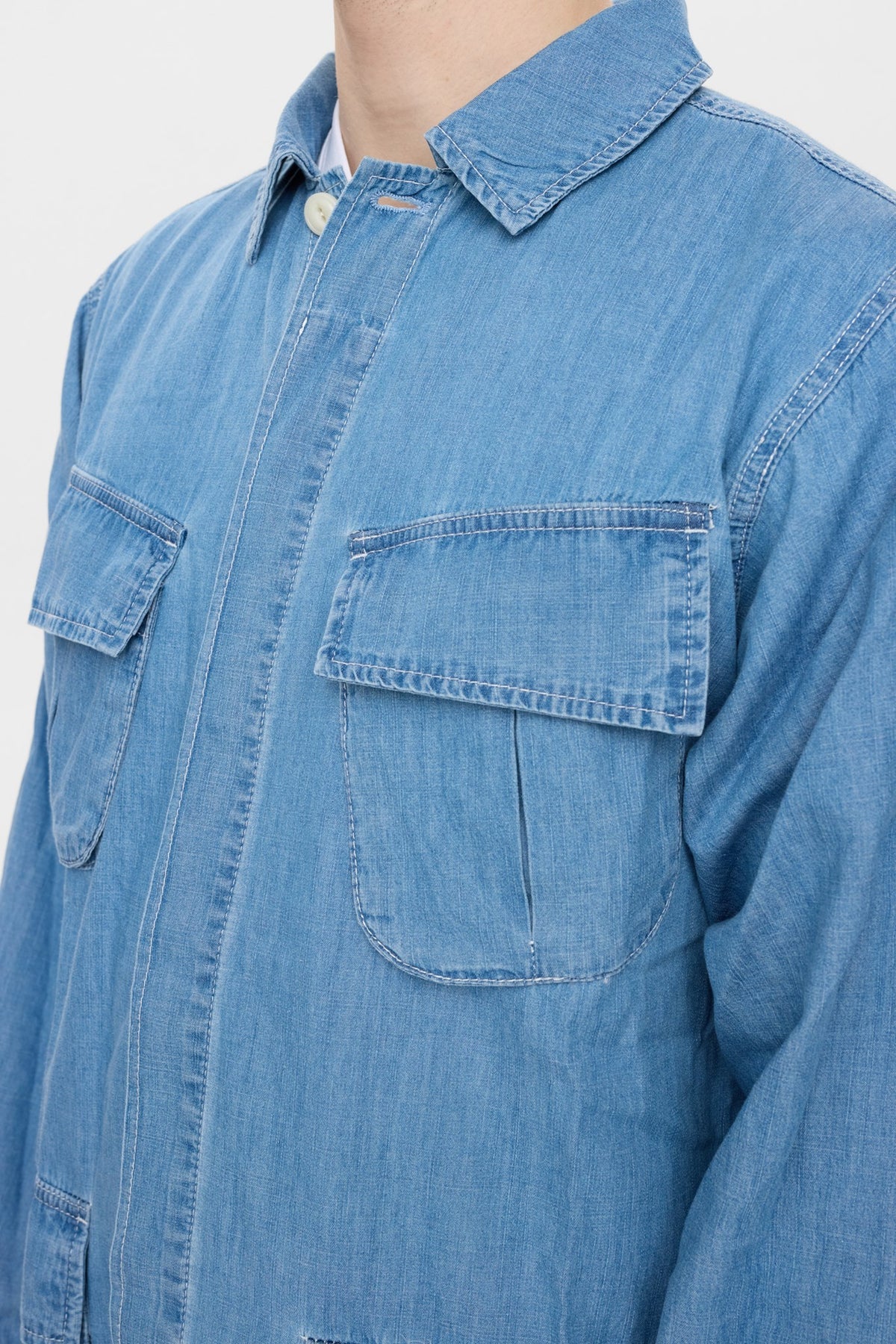 CHAMBRAY POCKET JACKET | ANERKJENDT