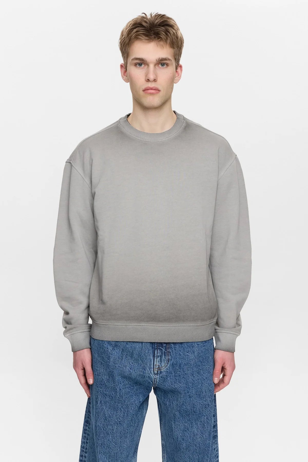 AKTONI WASHED SWEAT GREY | ANERKJENDT