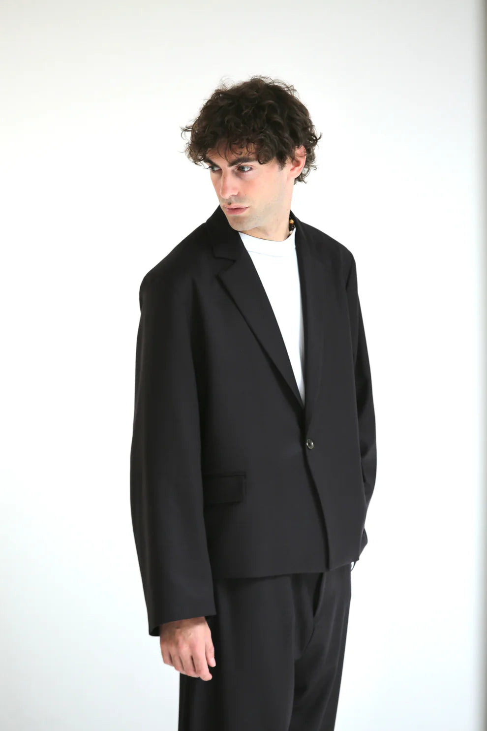SUIT JACKET CROP