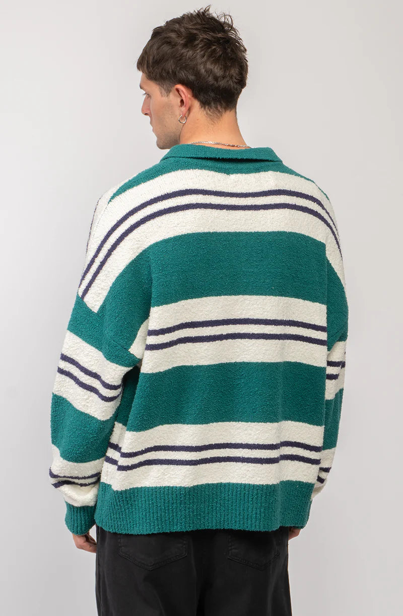 SWEATER POLO STRIPES