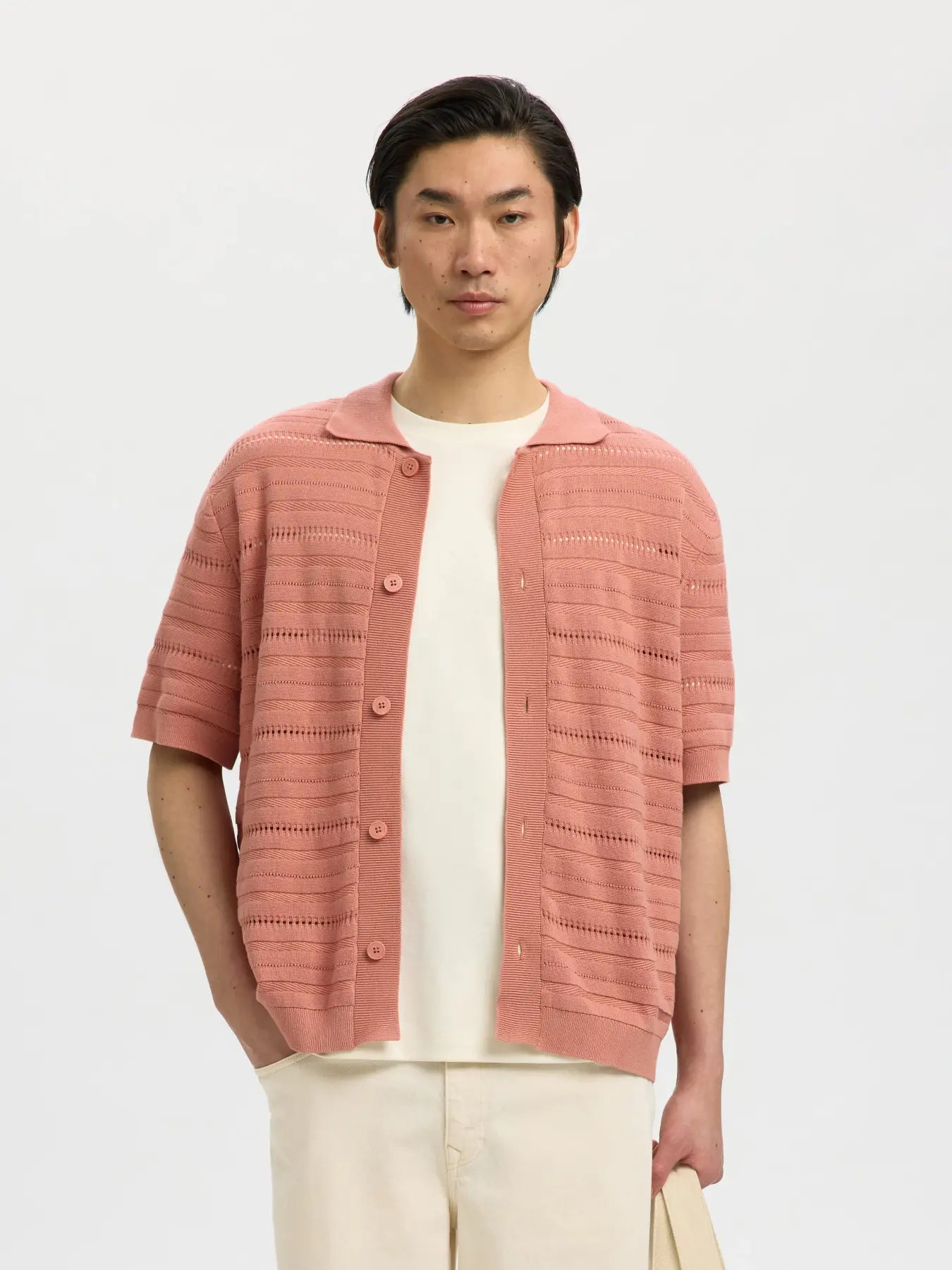 KNIT POLO CARDIGAN | SELECTED HOMME