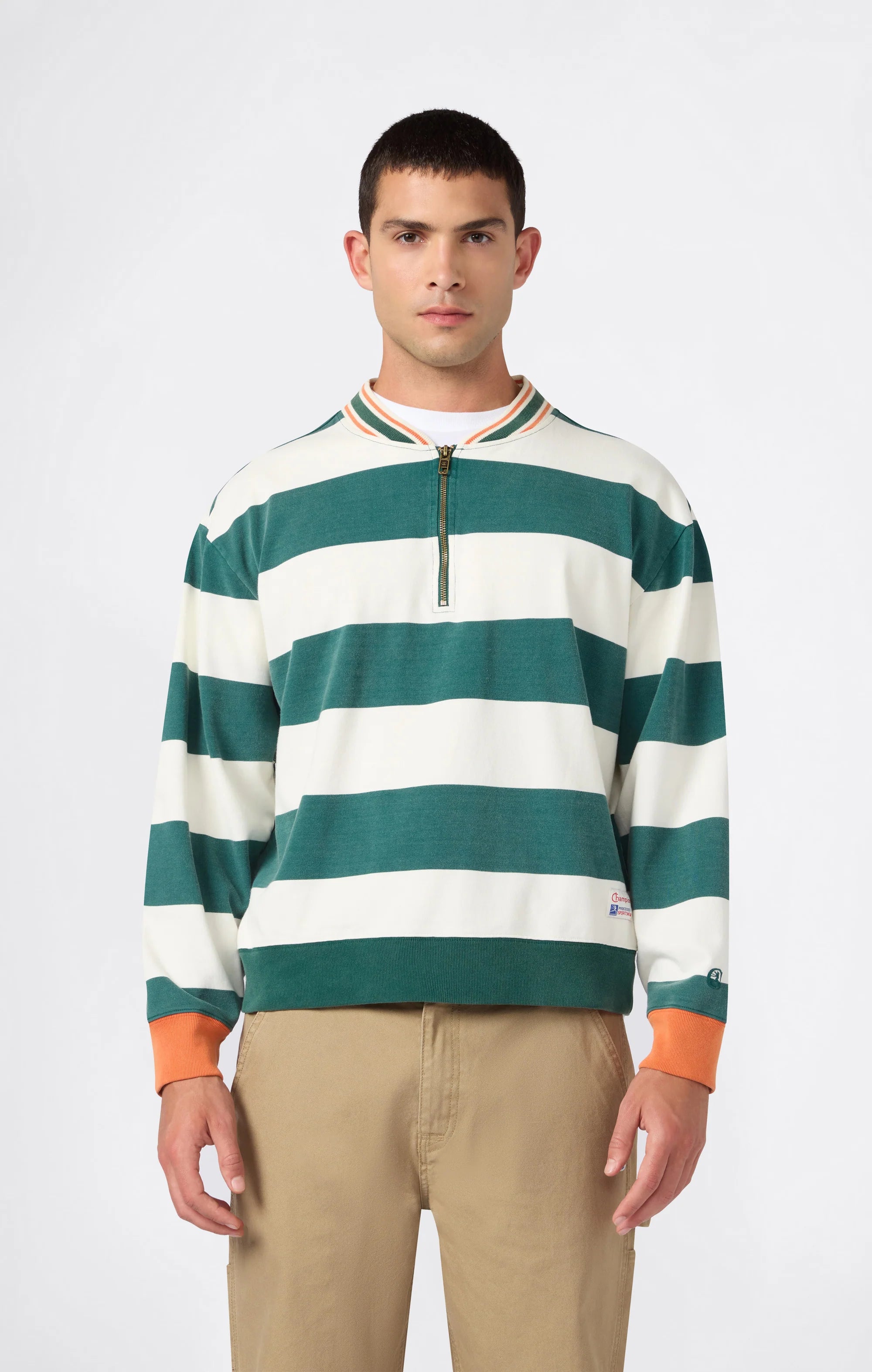 TR STRIPED POLO LONGLSLEEVE
