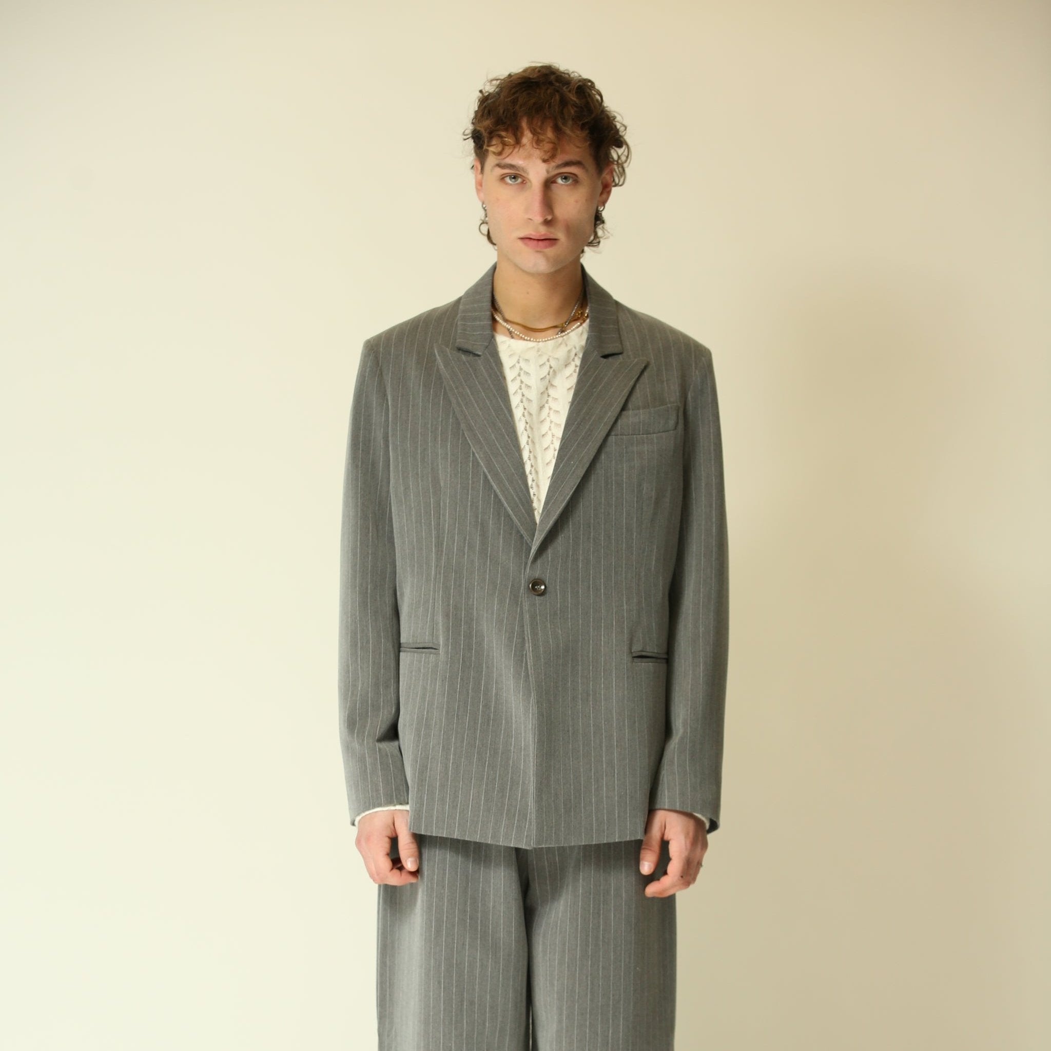 MOOD ONE SUIT JACKET PINSTRIPE