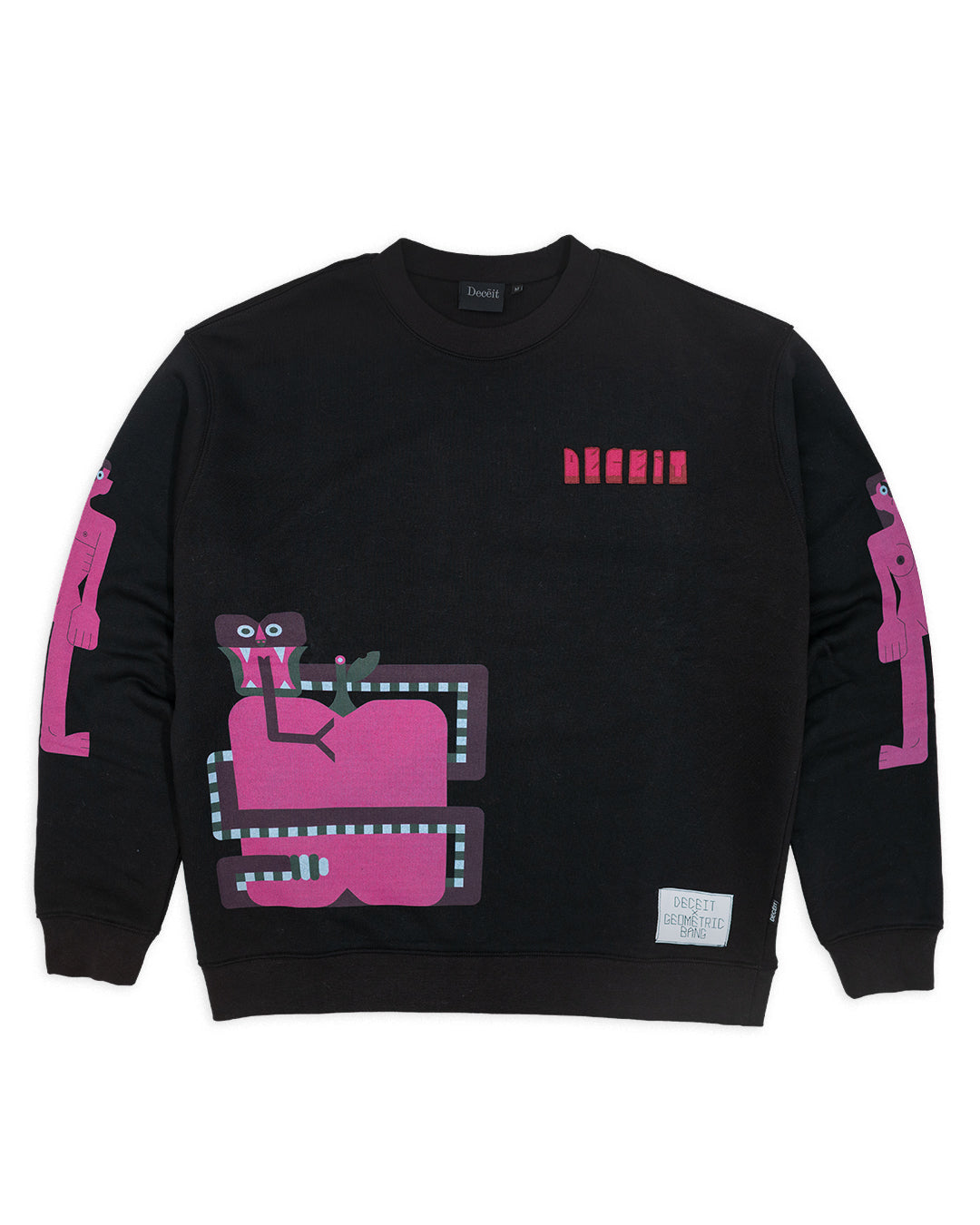 GEOMETRIC APPLE CREWNECK