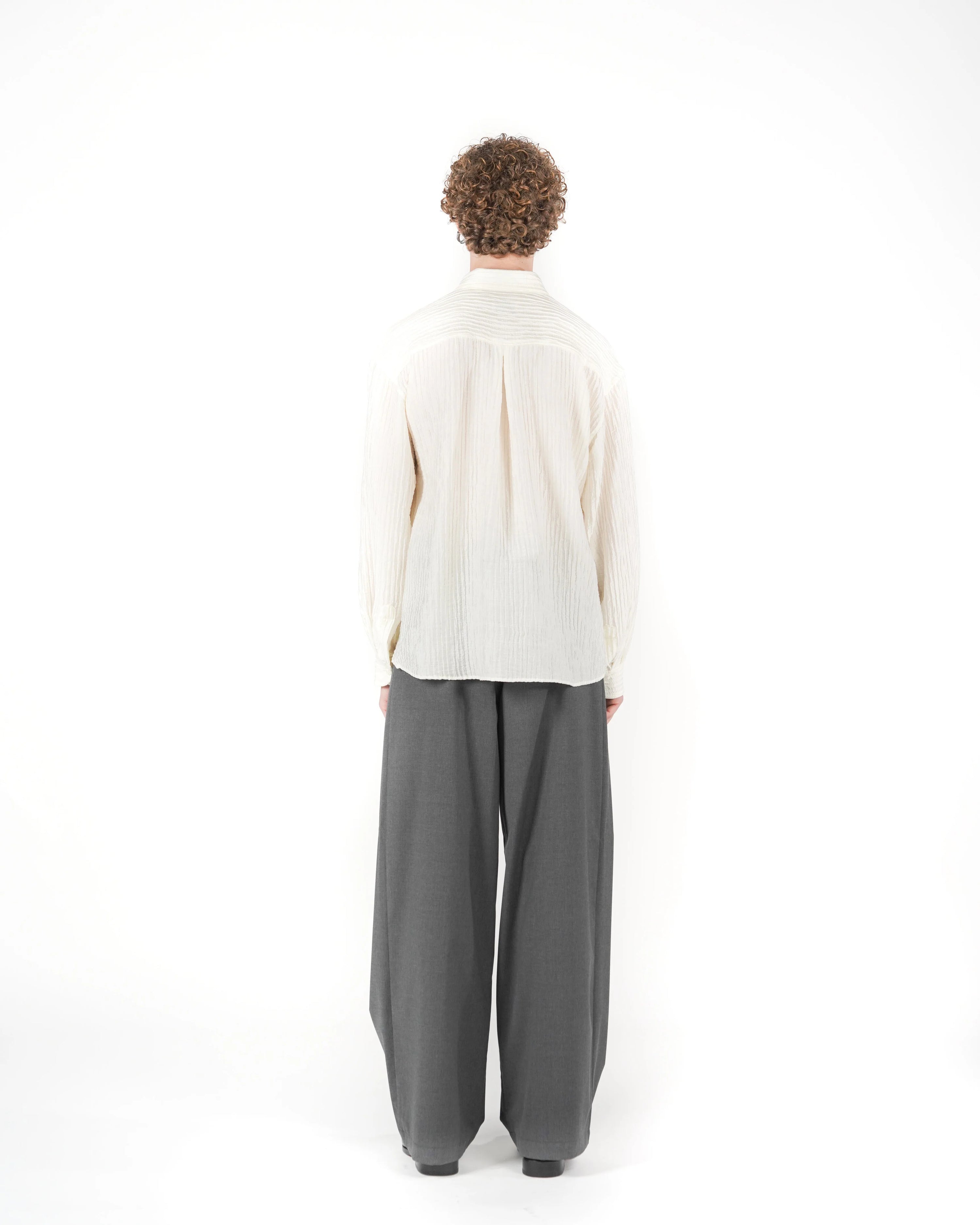 TEXTURED SHIRT LONGSLEEVE | MOOD ONE