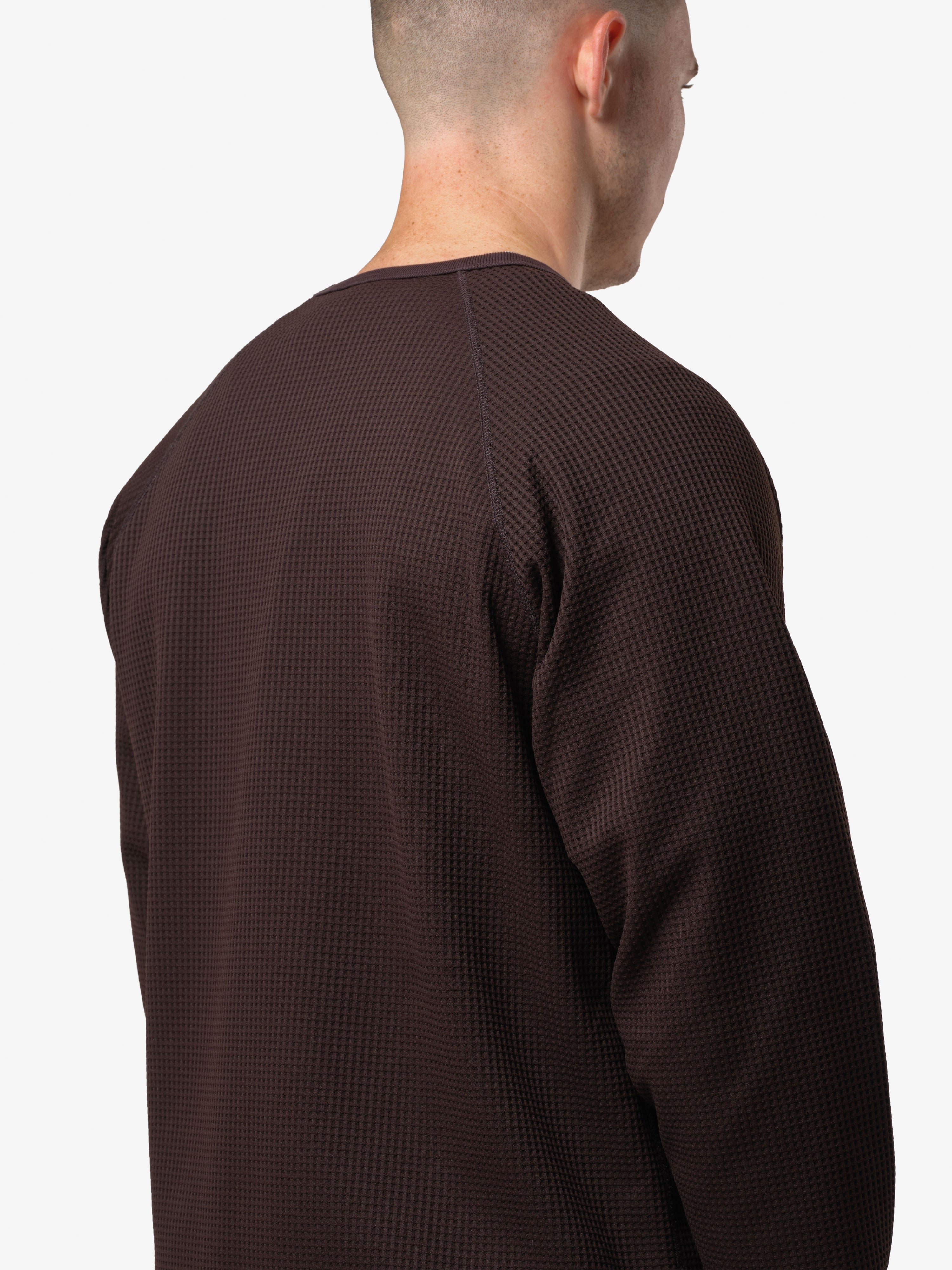 WAFFLE TEE LS