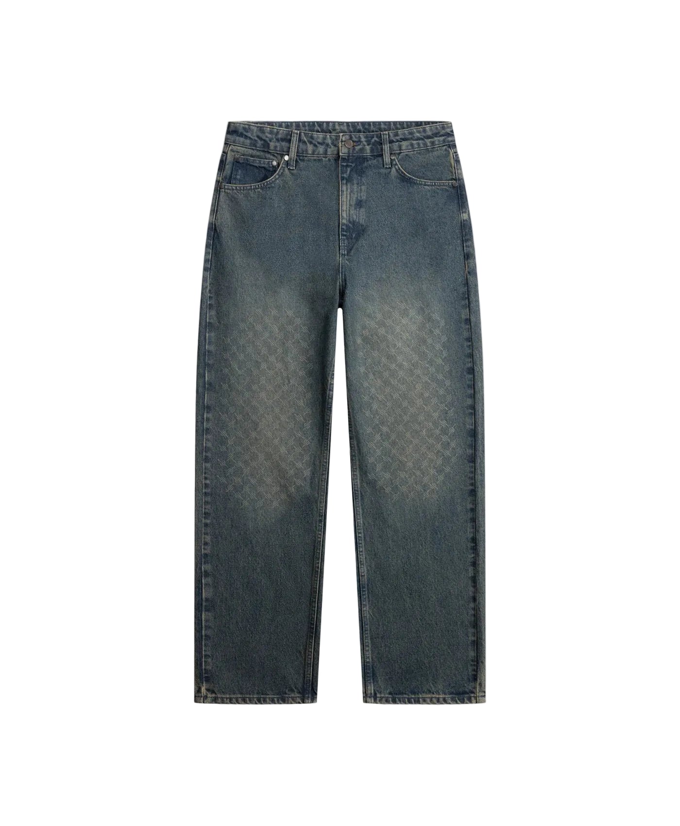 FADED MONOGRAM AMBA JEANS