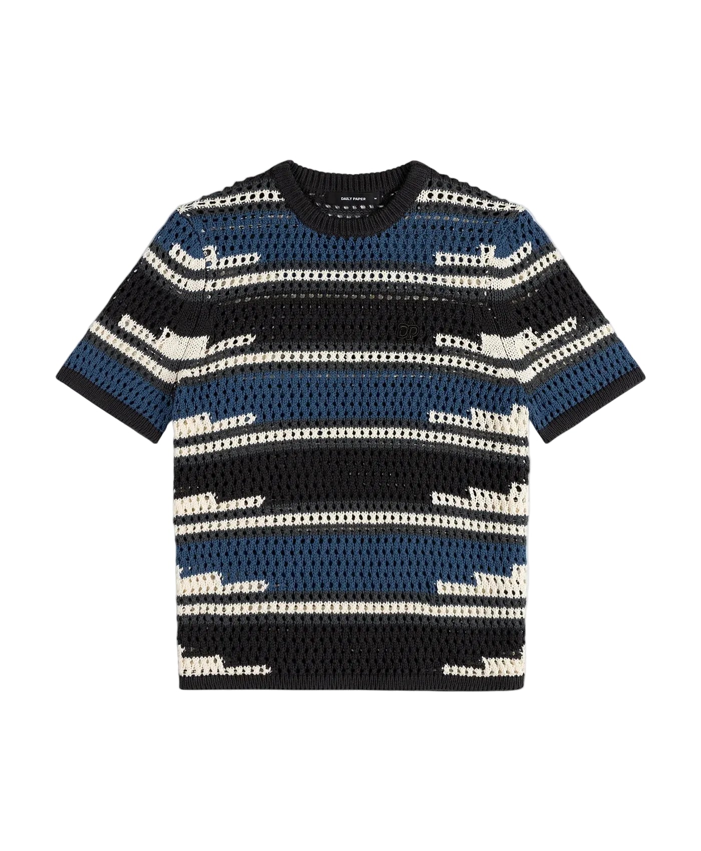 KENTE STRIPE KNIT SHIRT