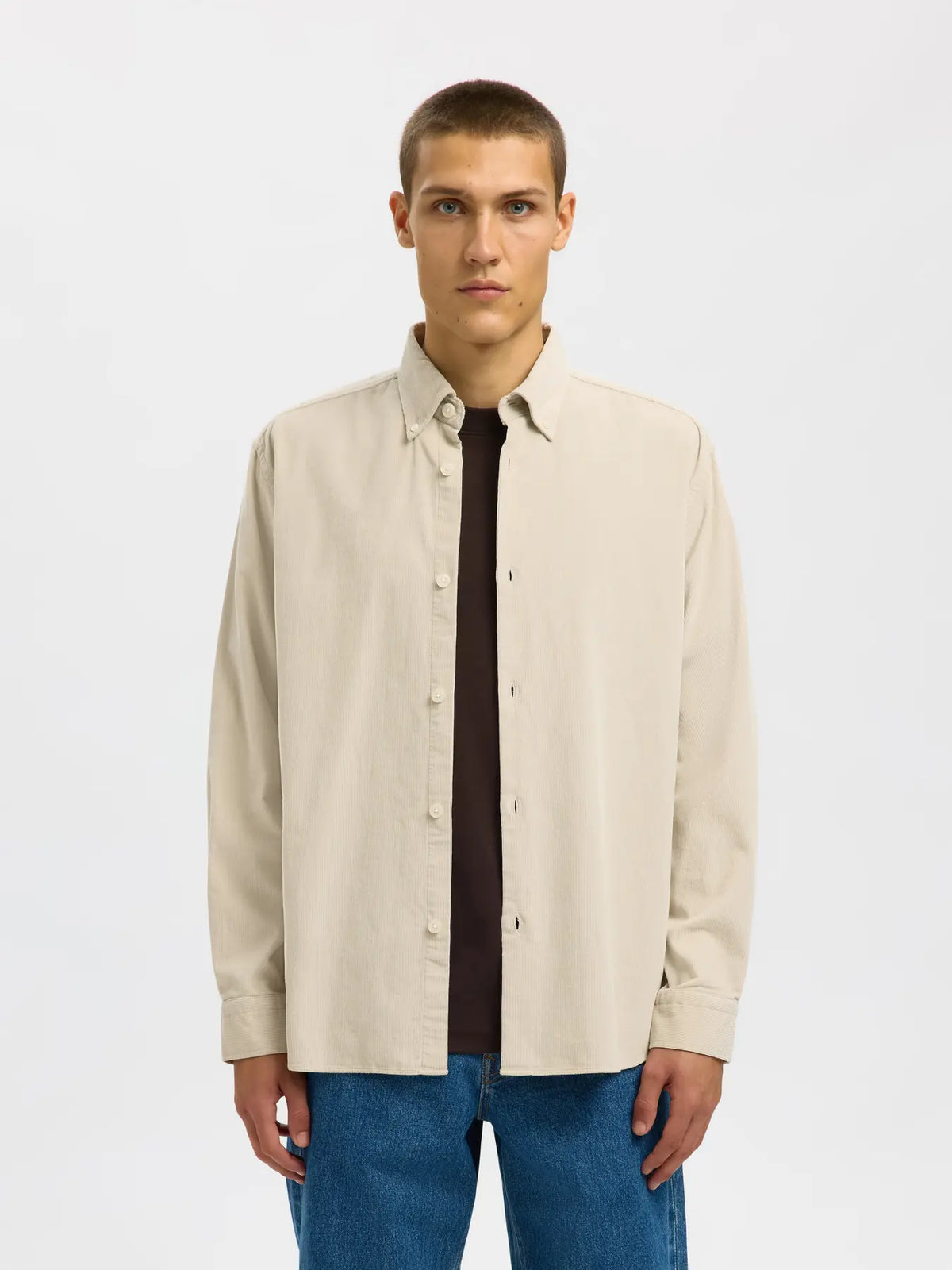 DANNI CORD BD LONGSLEEVE SHIRT MOONSTRUCK