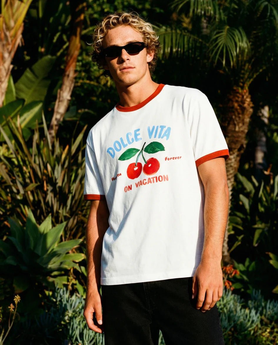 CHERRY CROP T - SHIRT | ON VACATION