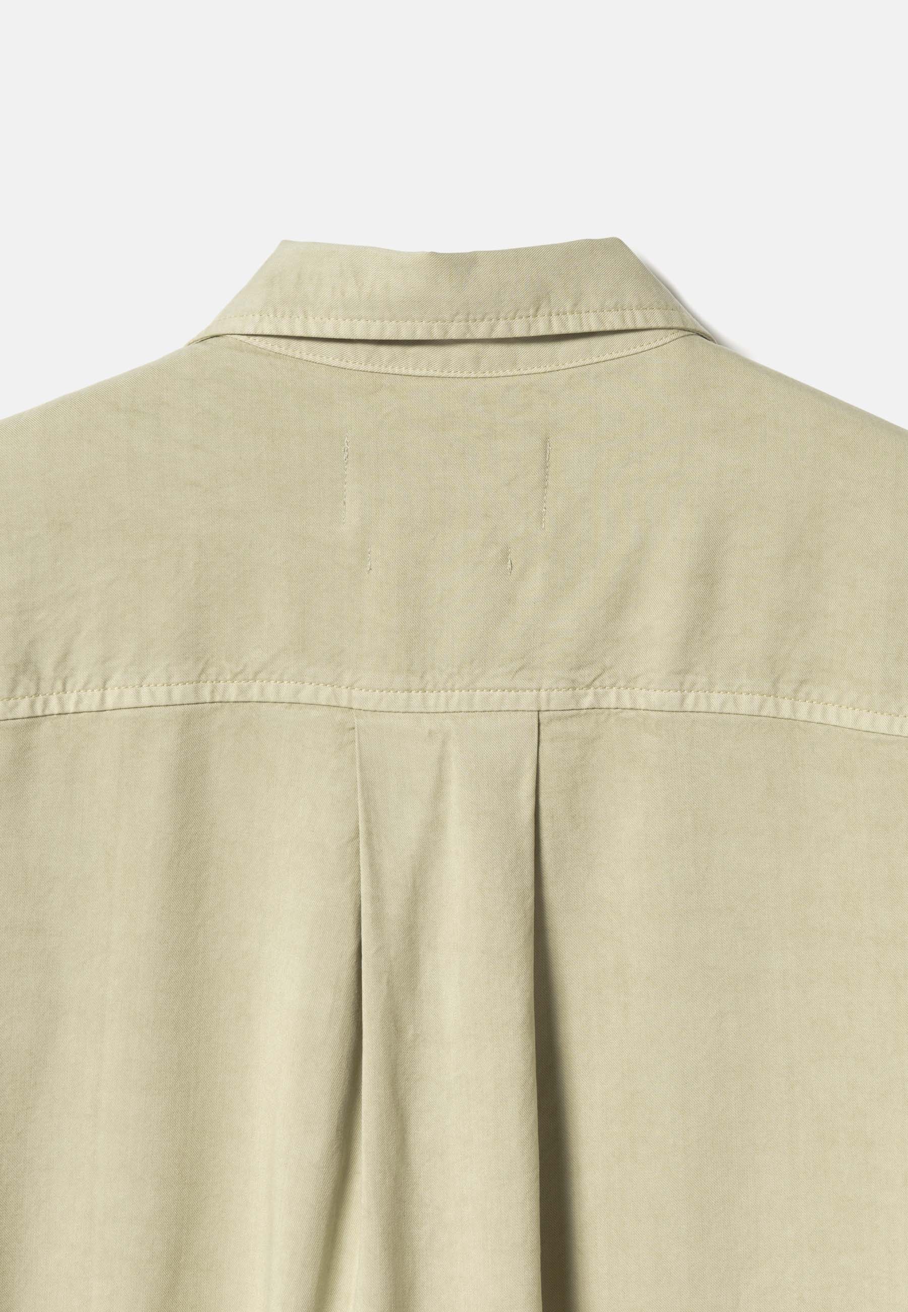 OSSIAN SHIRT LONGSLEEVE SILVER GREEN | ELVINE