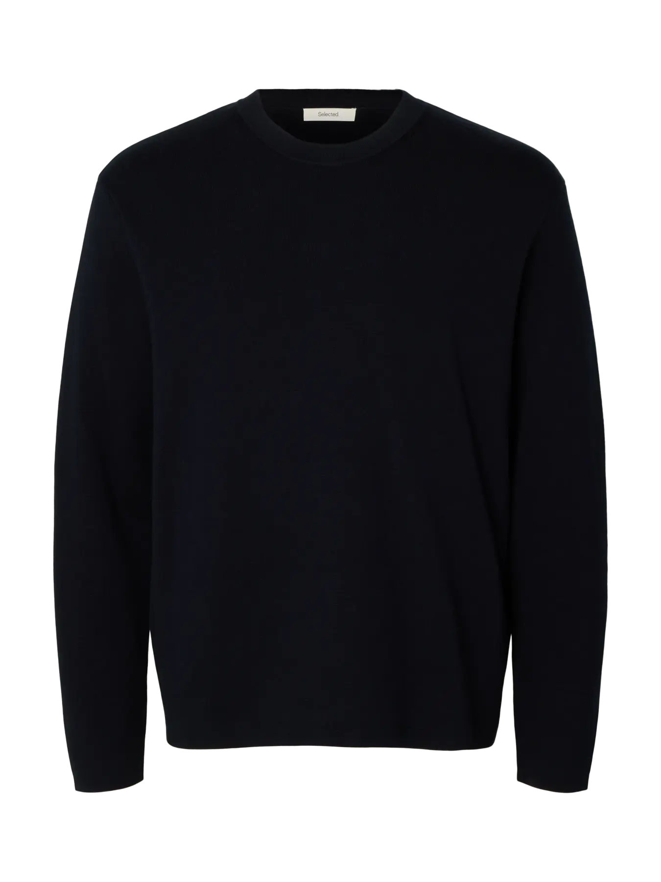 LIGHT LS KNIT CREW NECK