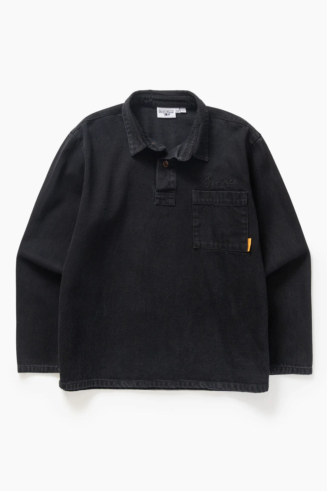 DENIM SCRIPT SHIRT