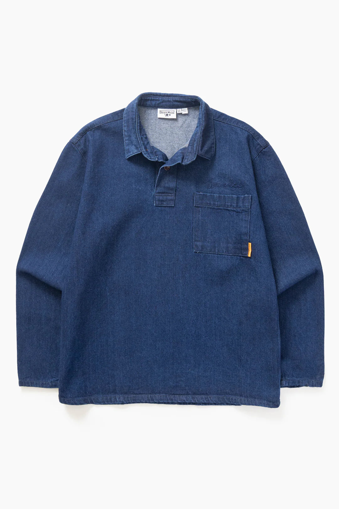 DENIM SCRIPT SHIRT