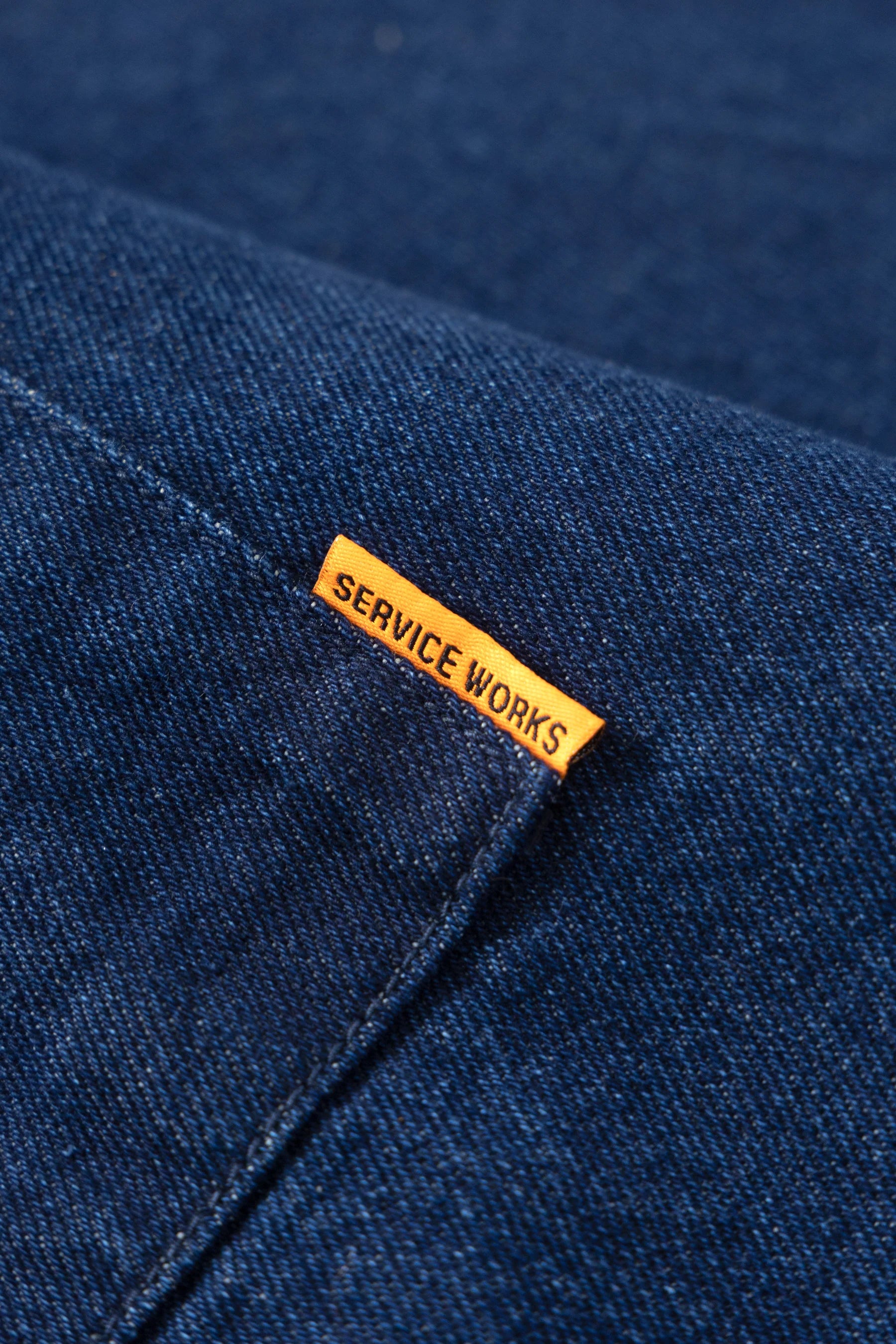 DENIM SCRIPT SHIRT