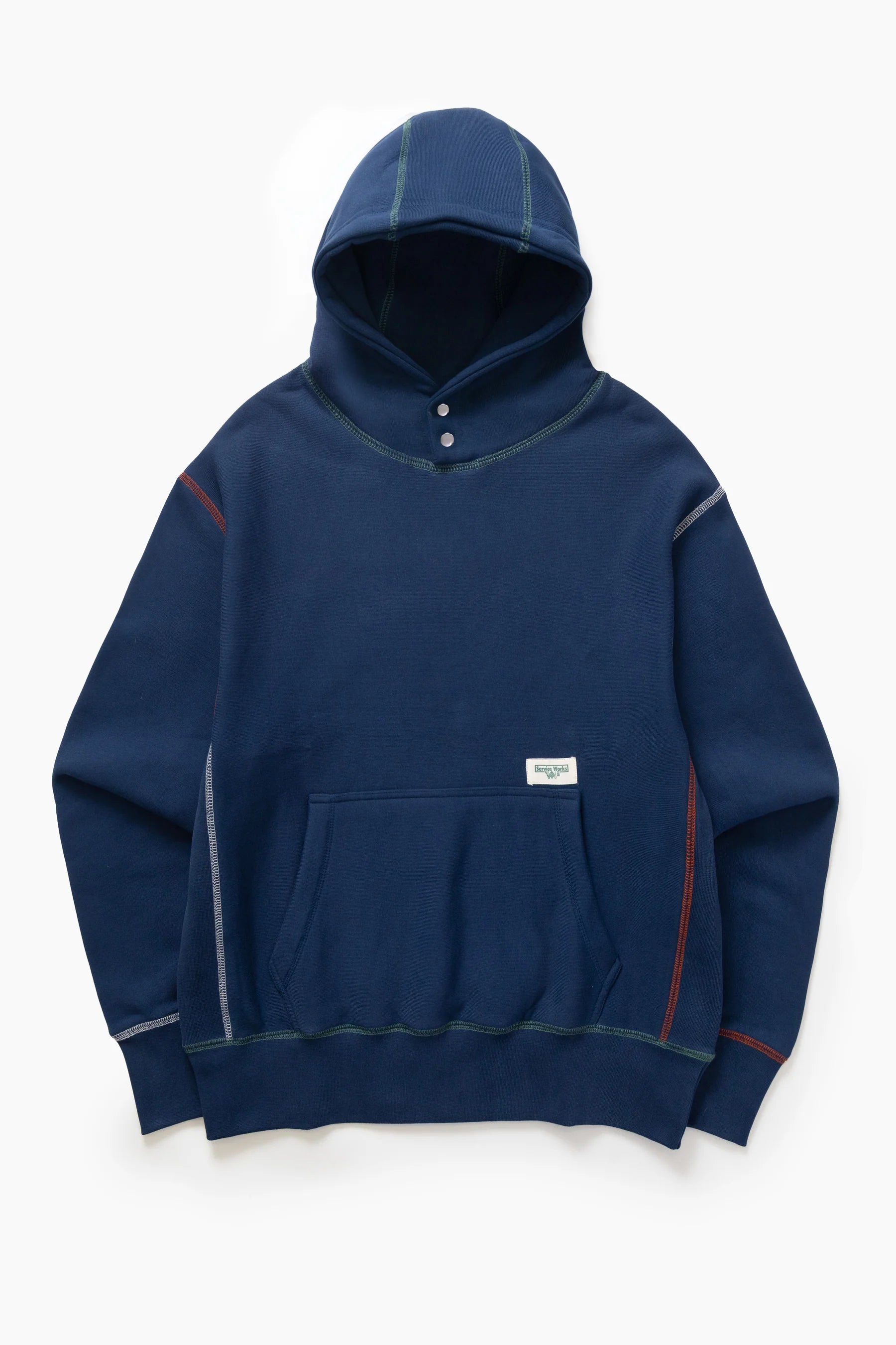 CONTRAST STITCH HOODIE