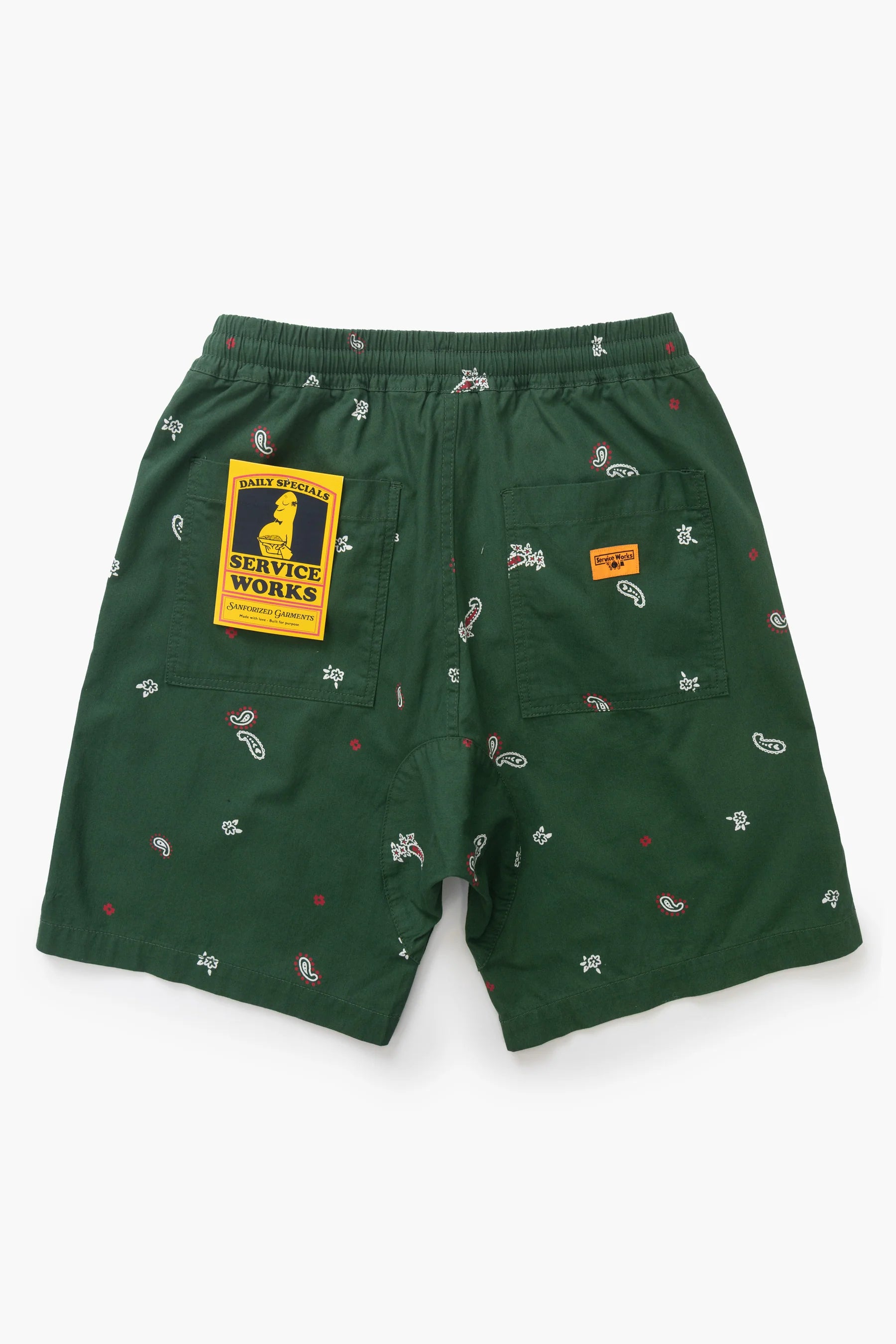PAISLEY CHEF SHORTS