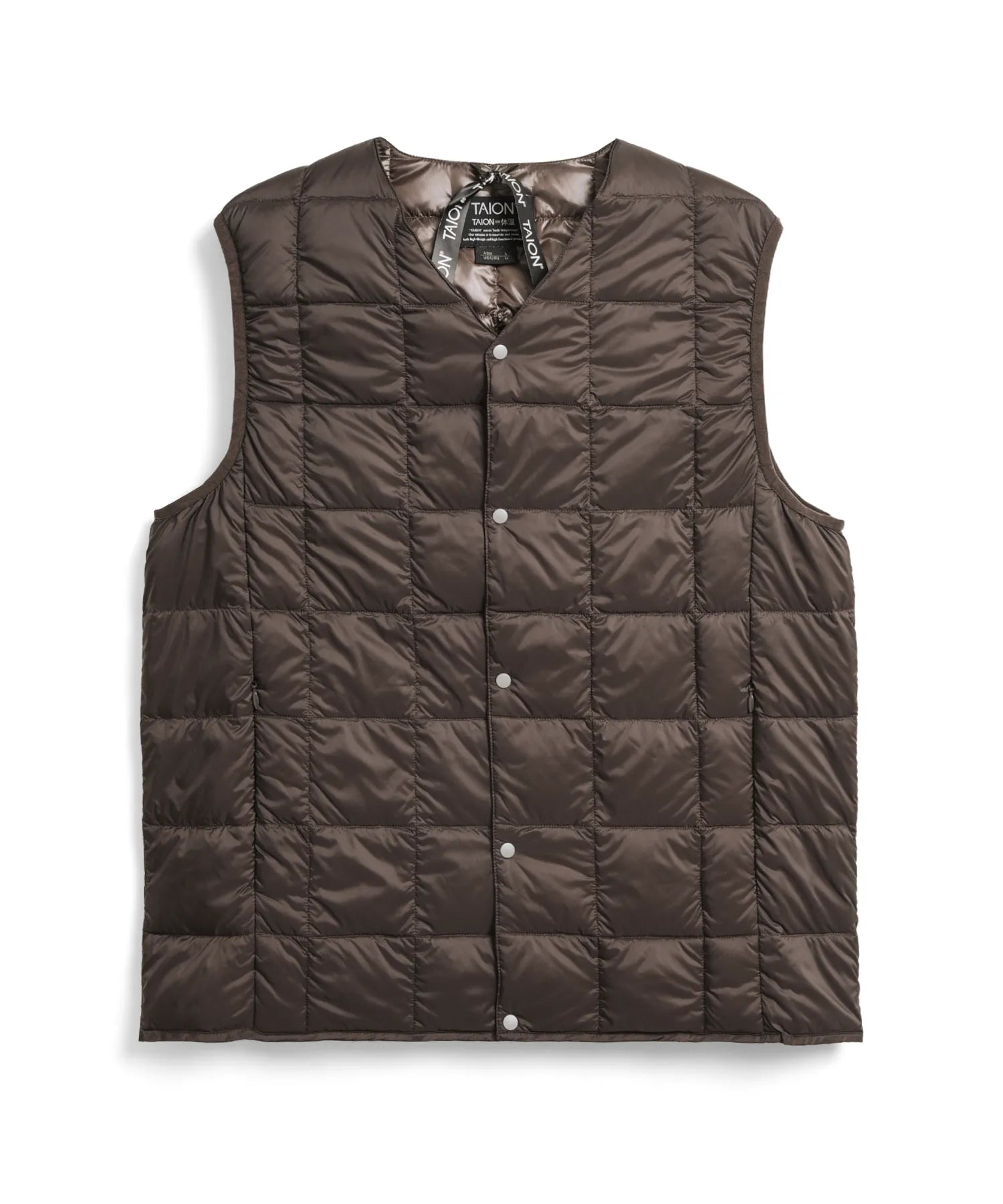 V-NECK VEST BUTTON DOWN D.CHOCO