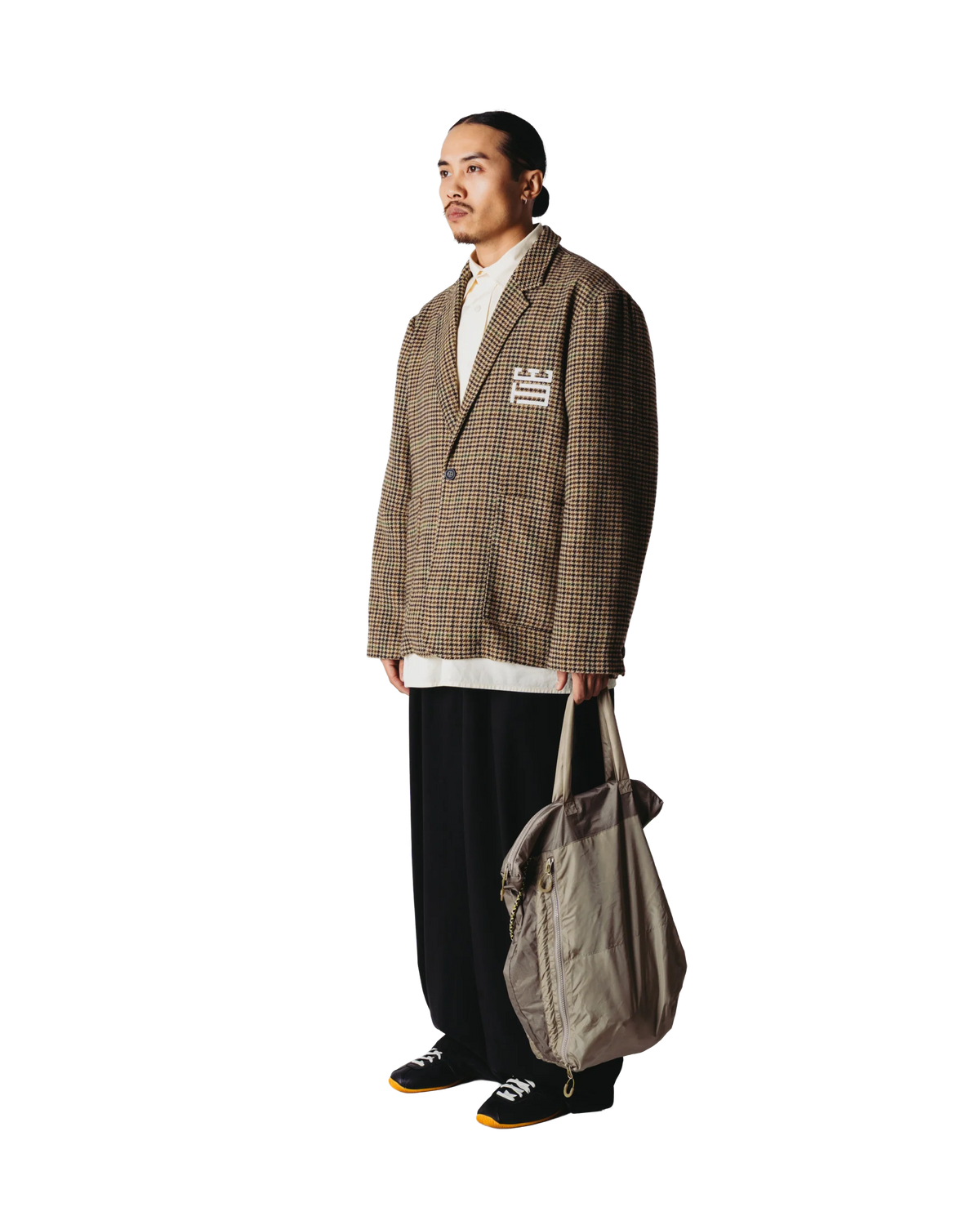 GING CHECK BLAZER