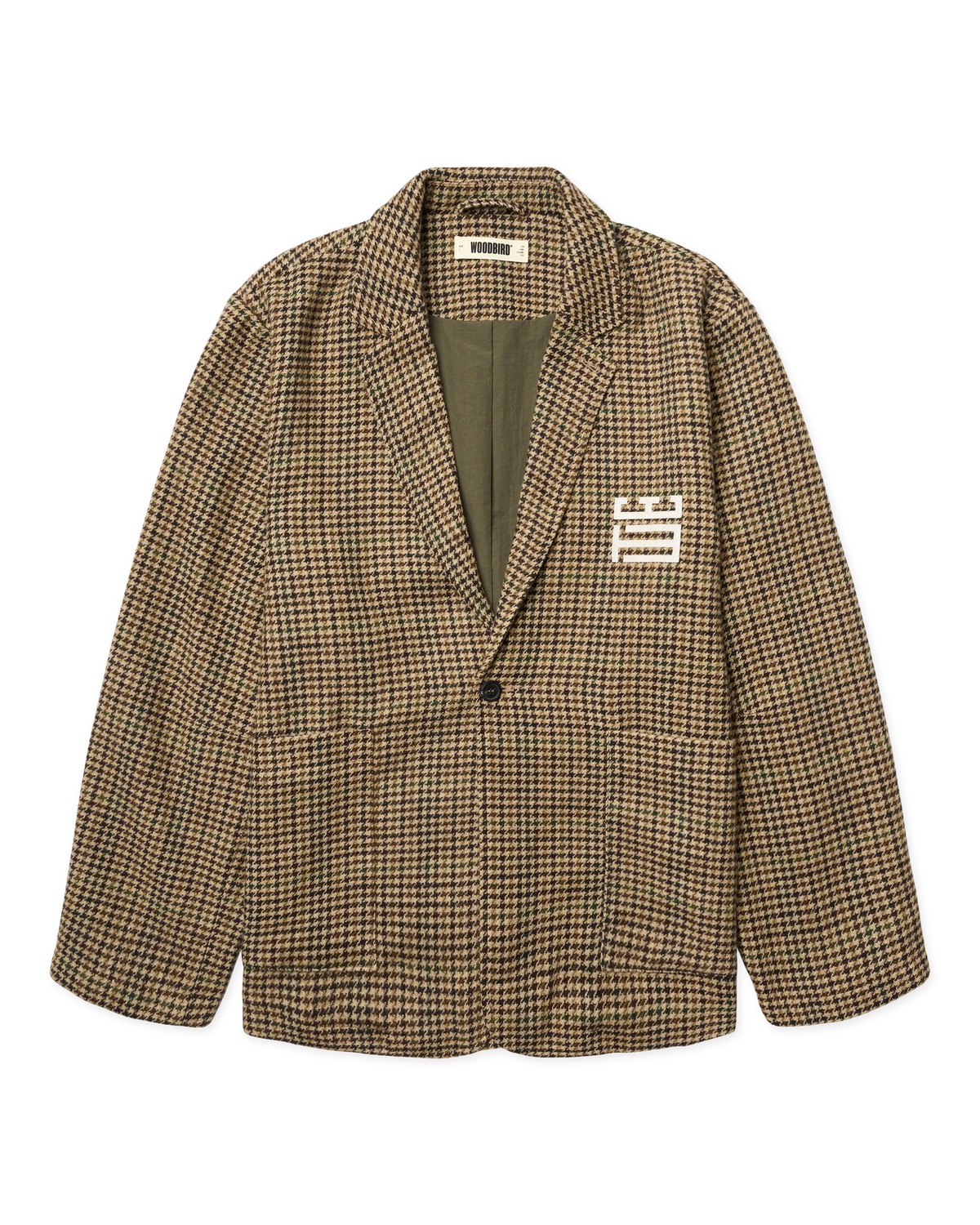 GING CHECK BLAZER