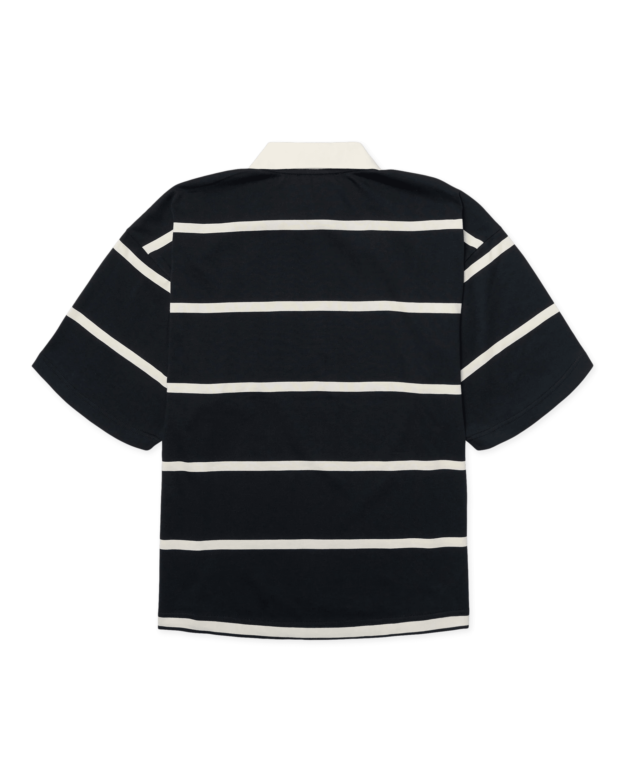 STRIPE ZIP POLO SS | WOODBIRD