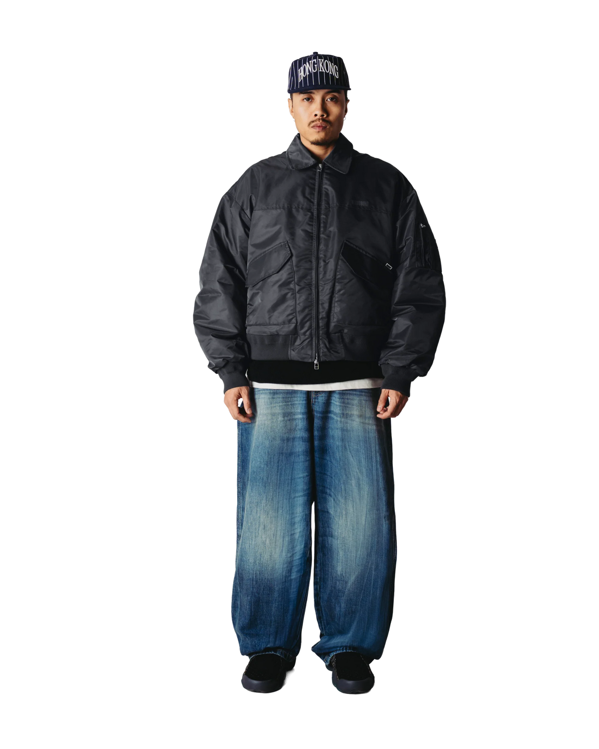 OSAMU BOMBER JACKET ANTRA GREY