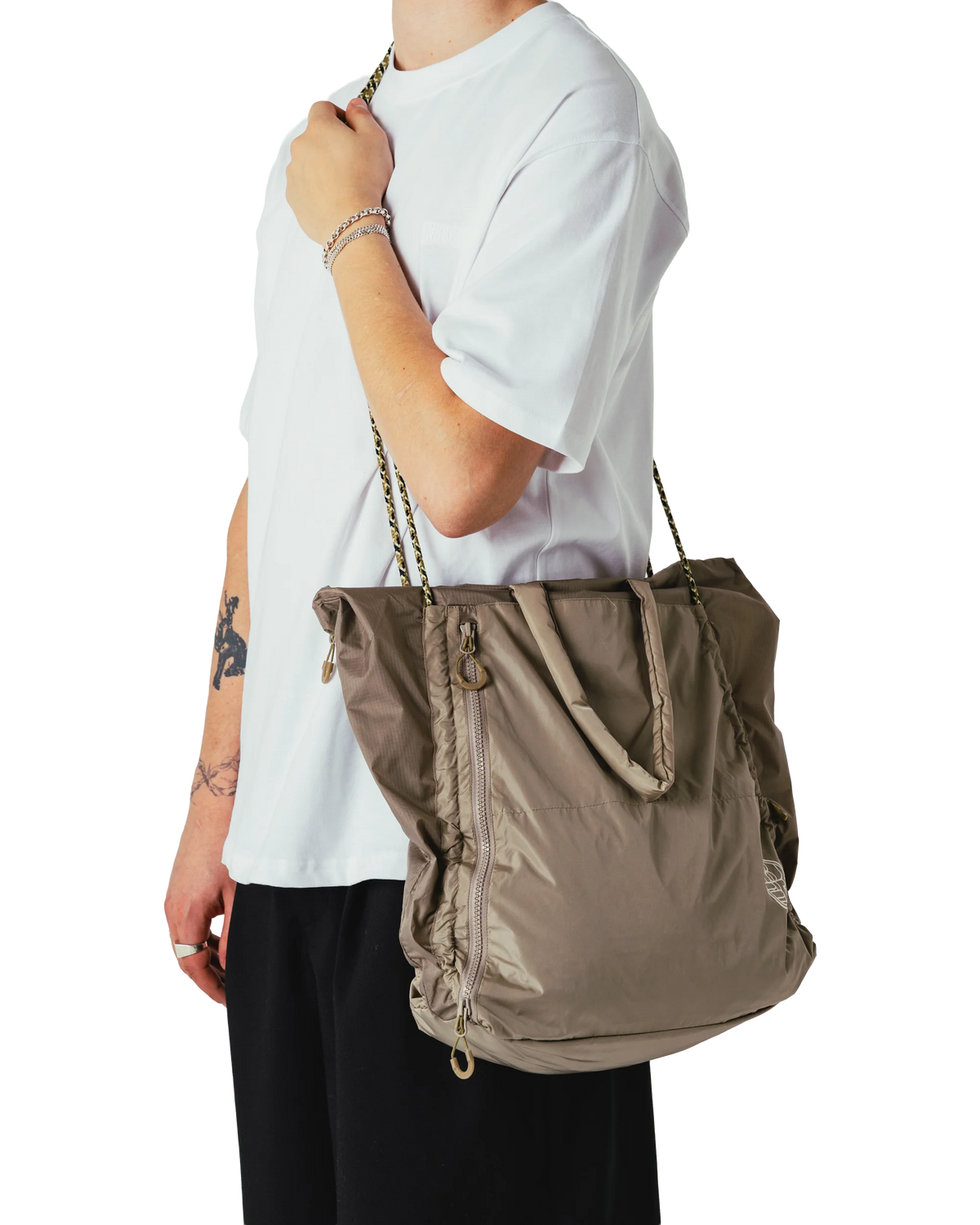 STASH BAG DARK BEIGE