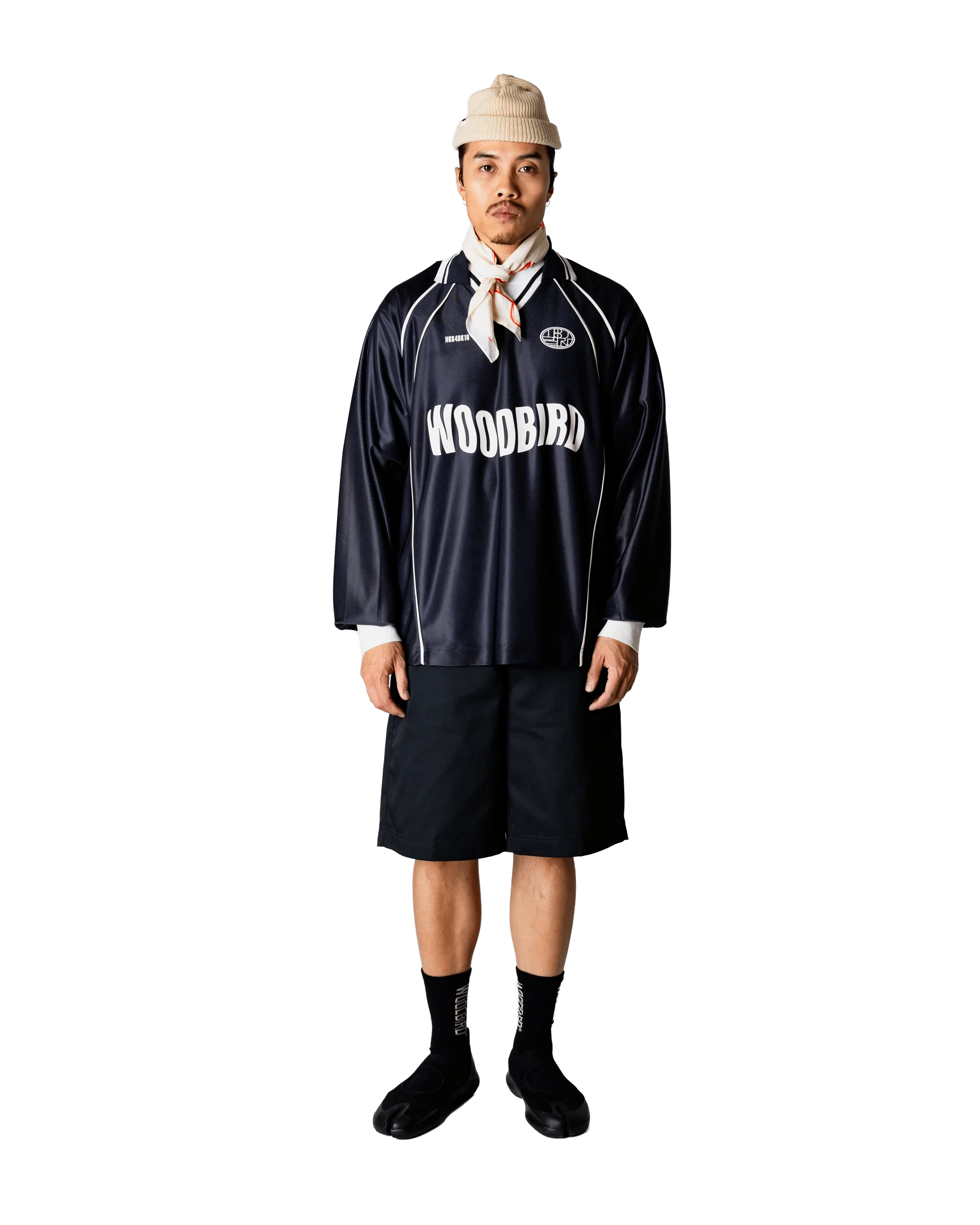 SPORTS POLO LONGSLEEVE BLACK | WOODBIRD