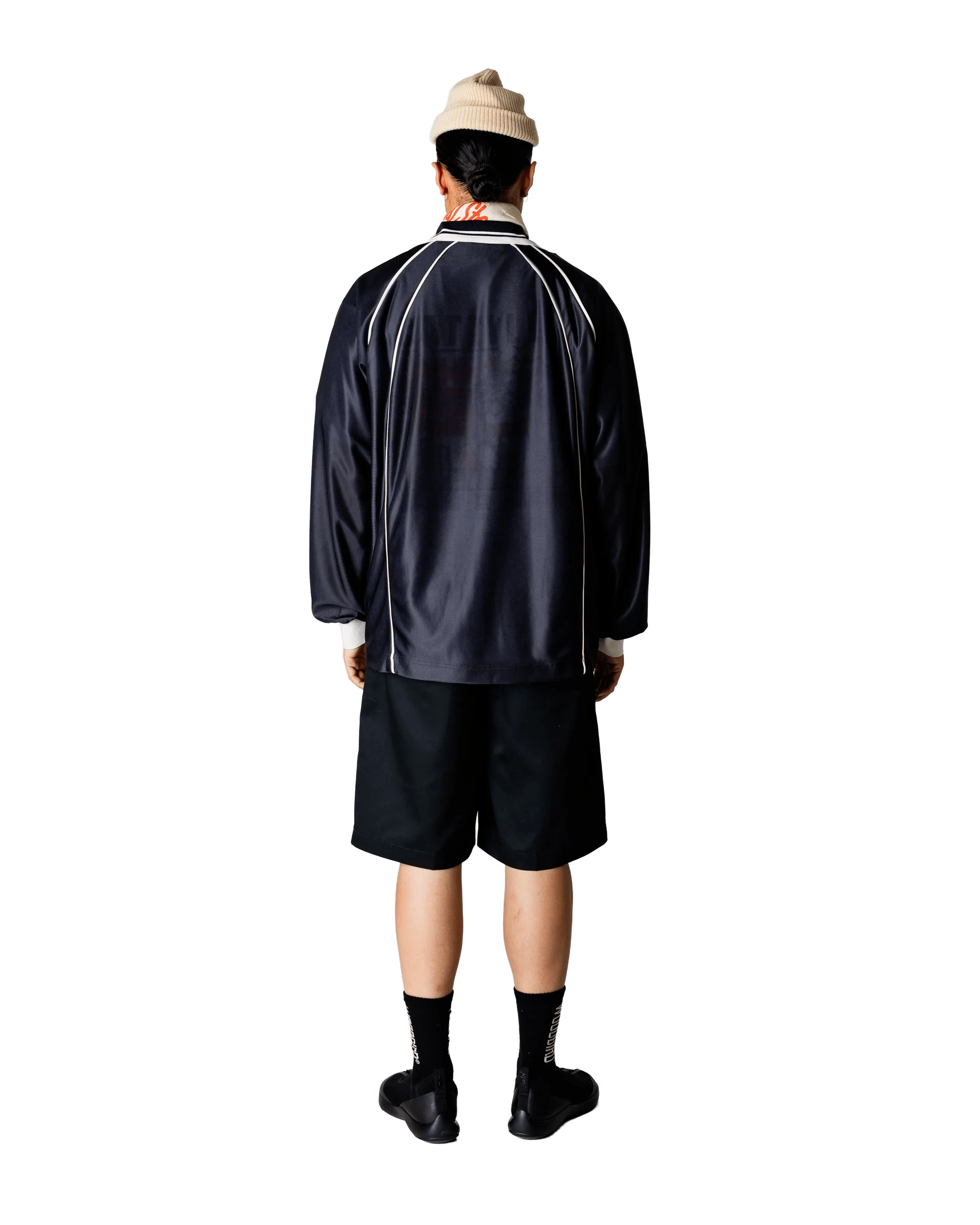 SPORTS POLO LONGSLEEVE BLACK | WOODBIRD