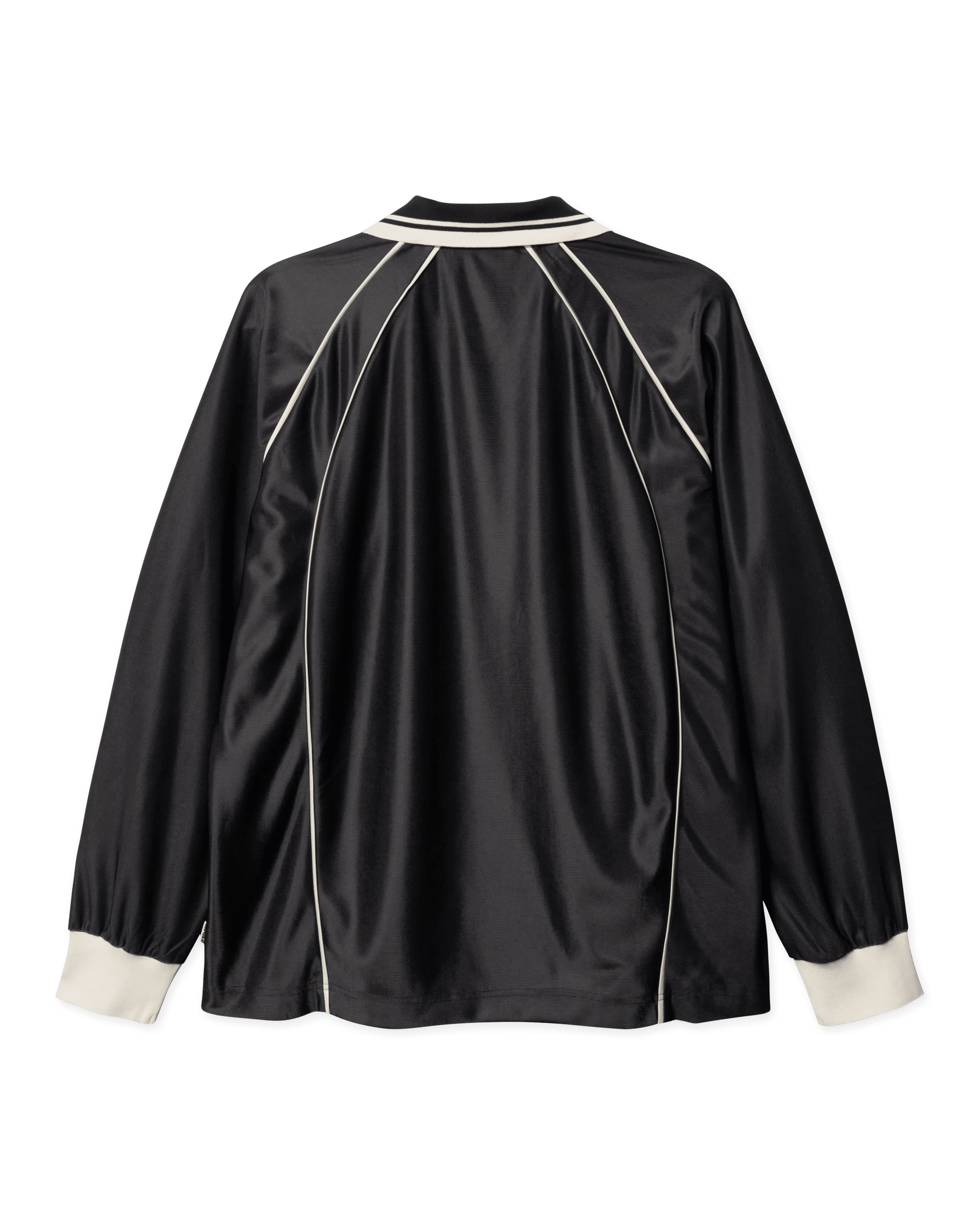 SPORTS POLO LONGSLEEVE BLACK | WOODBIRD