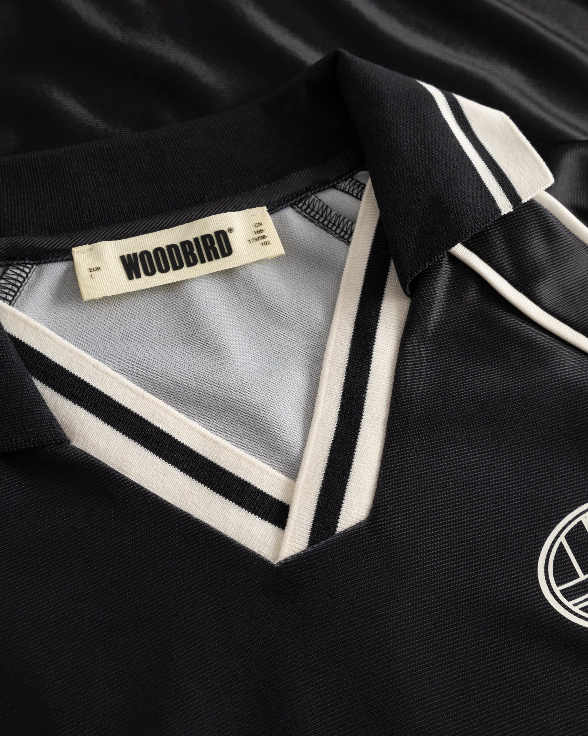 SPORTS POLO LONGSLEEVE BLACK | WOODBIRD