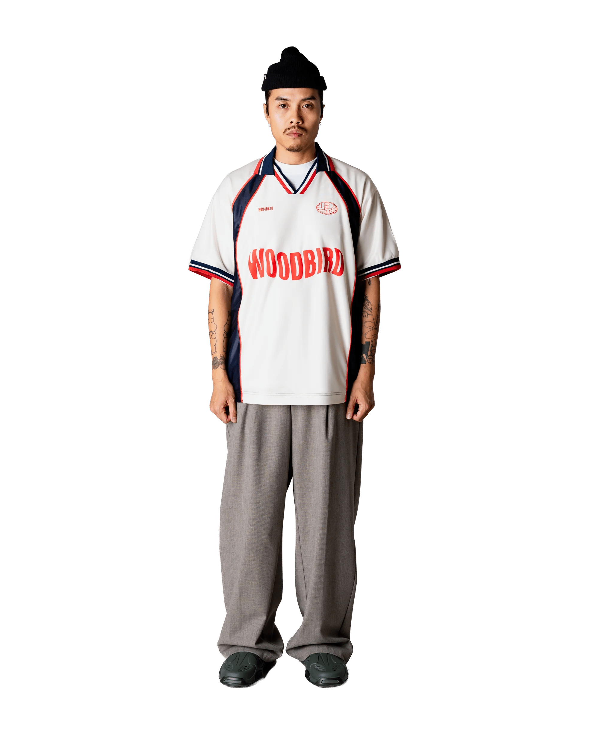 SPORTS POLO SS OFFWHITE | WOODBIRD
