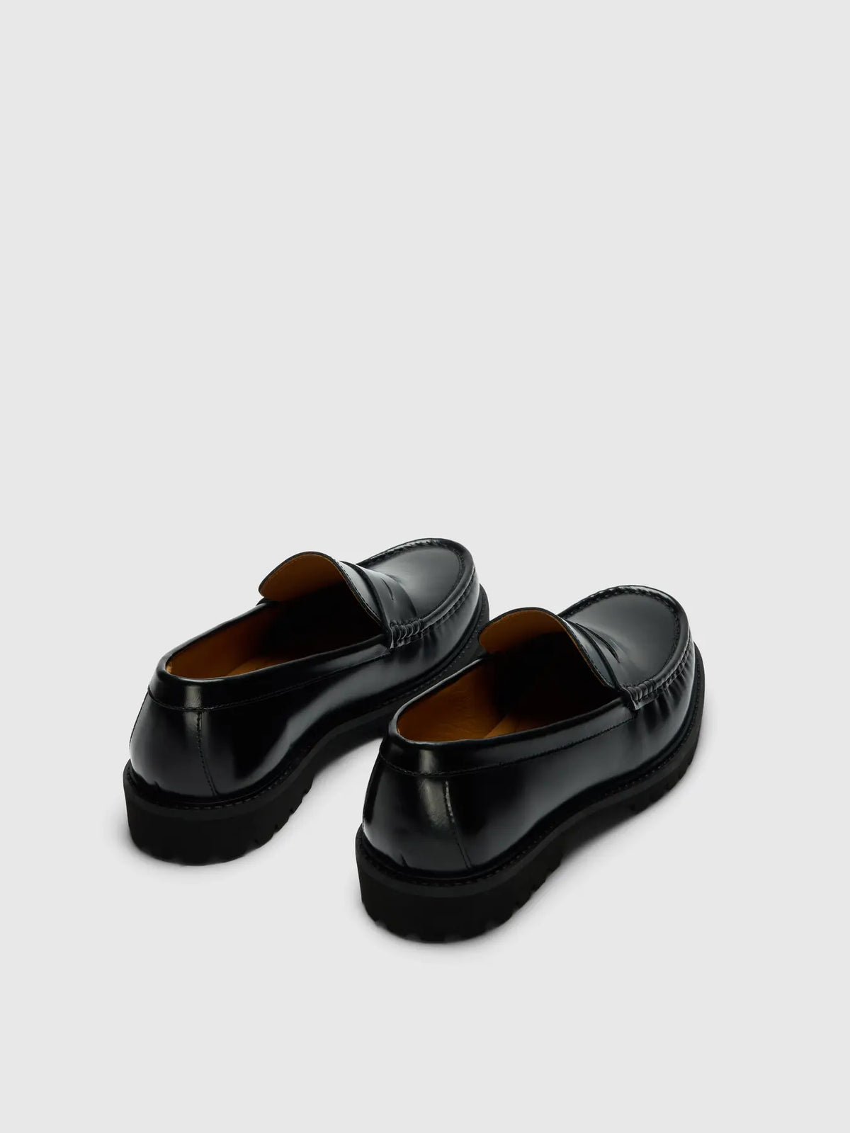 LEATHER PENNY LOAFER SHOES