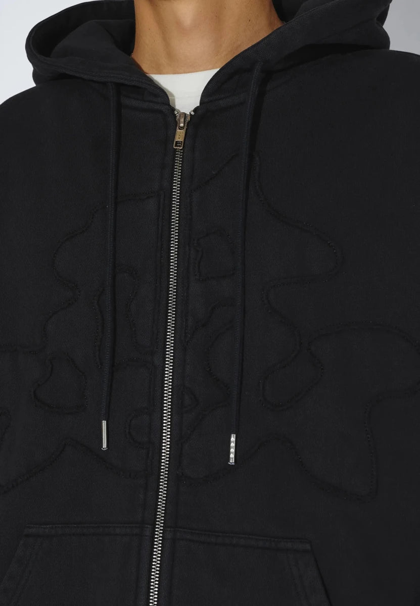 AIDEN ZIP HOODIE | DR DENIM