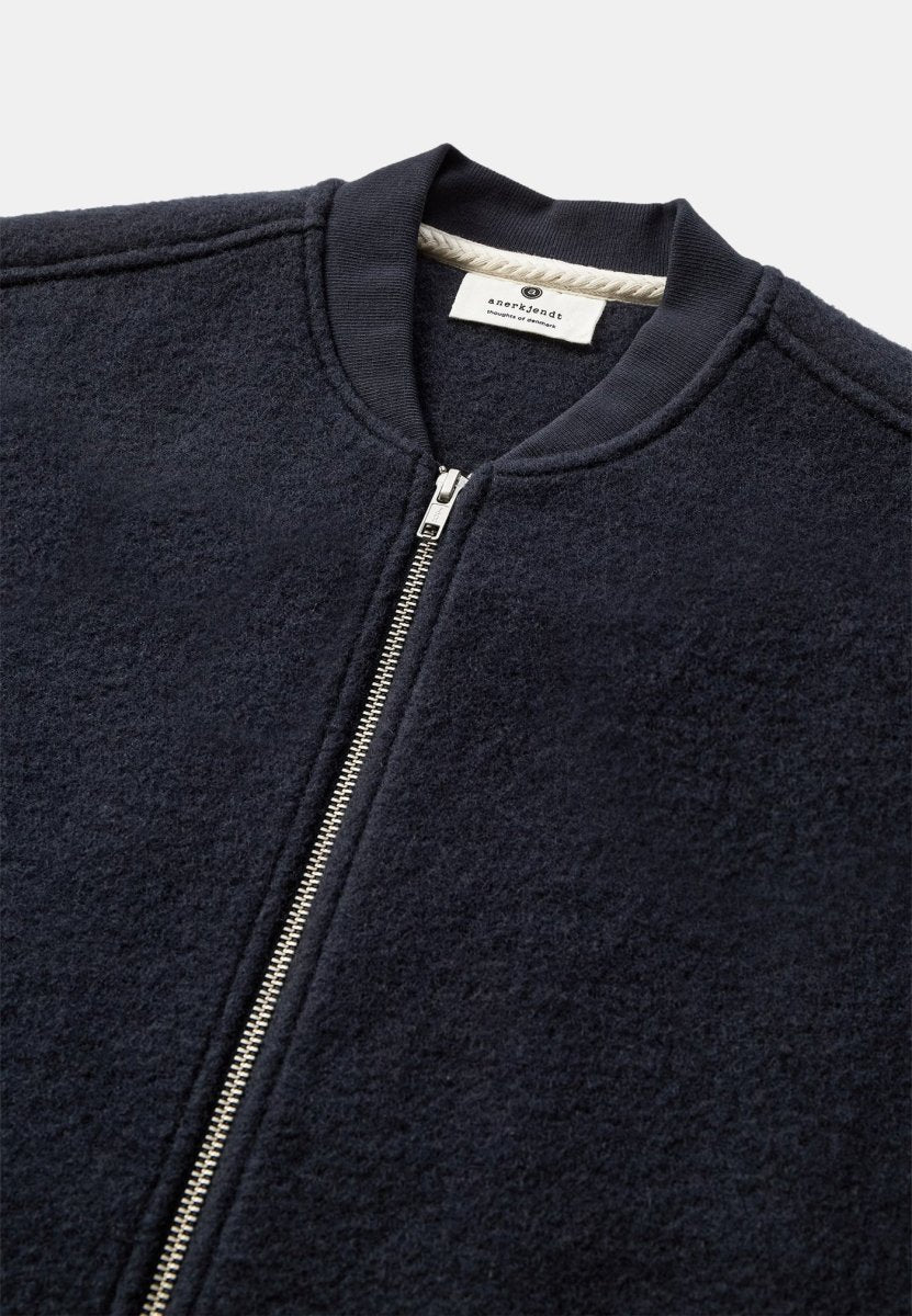 AKROBIN BOILED WOOL GILET | ANERKJENDT