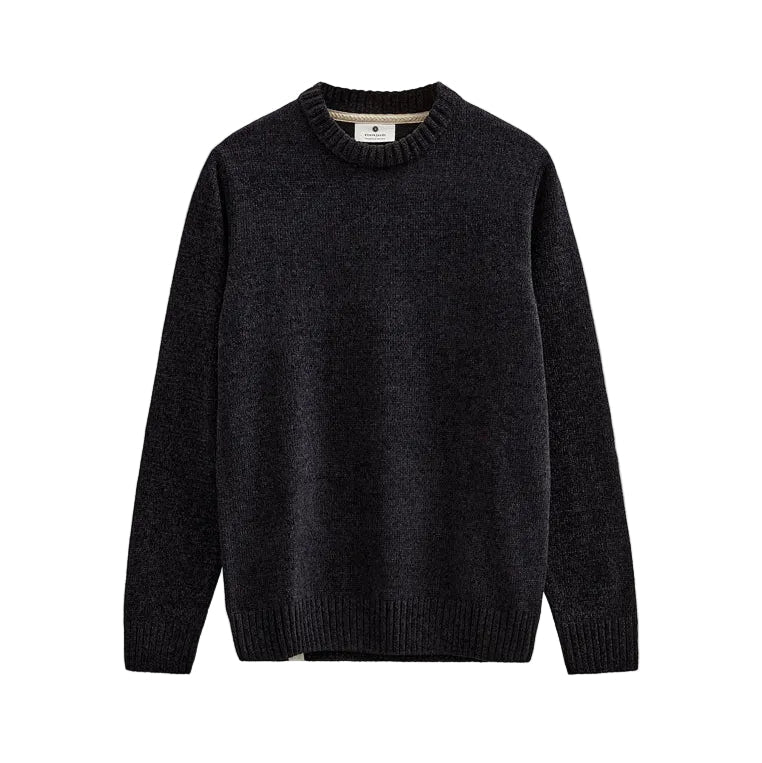 AKSUNE CHENILLE KNIT CAVIAR | ANERKJENDT
