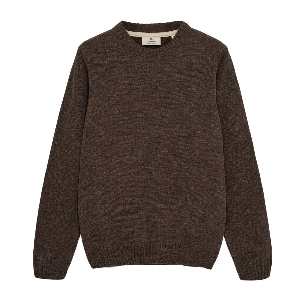 AKSUNE CHENILLE KNIT CHOCOLATE BROWN | ANERKJENDT