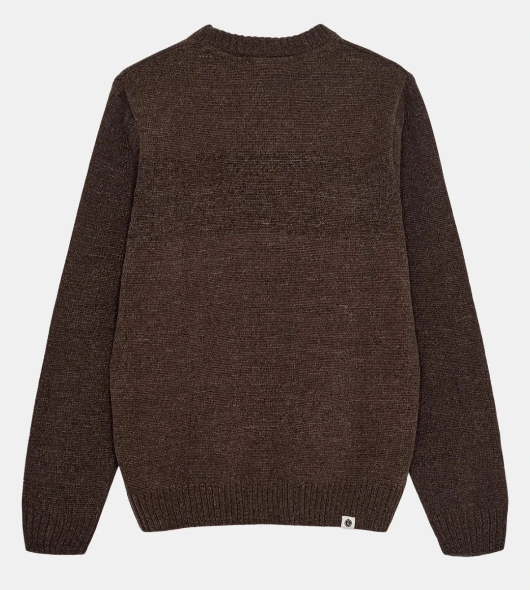 AKSUNE CHENILLE KNIT CHOCOLATE BROWN | ANERKJENDT