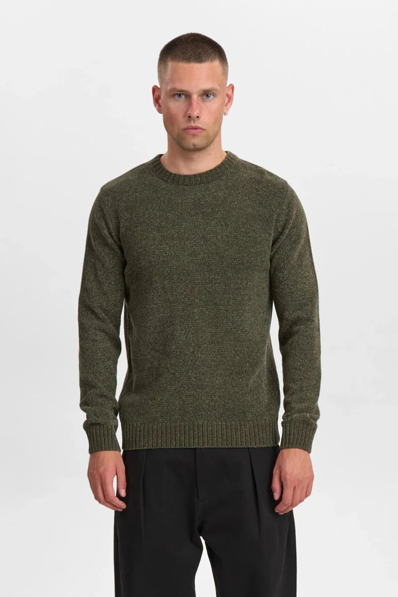 AKSUNE CHENILLE KNIT FOREST NIGHT | ANERKJENDT