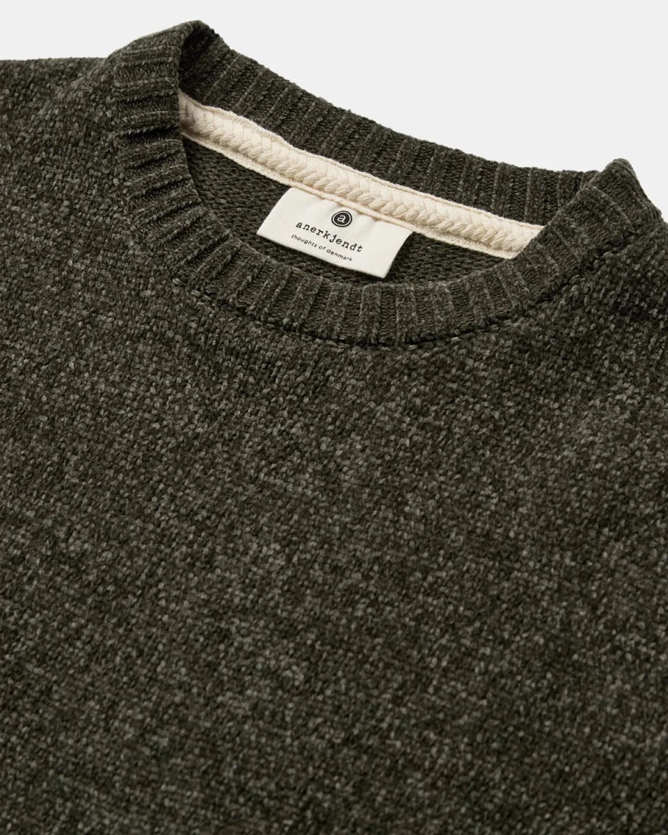 AKSUNE CHENILLE KNIT FOREST NIGHT | ANERKJENDT
